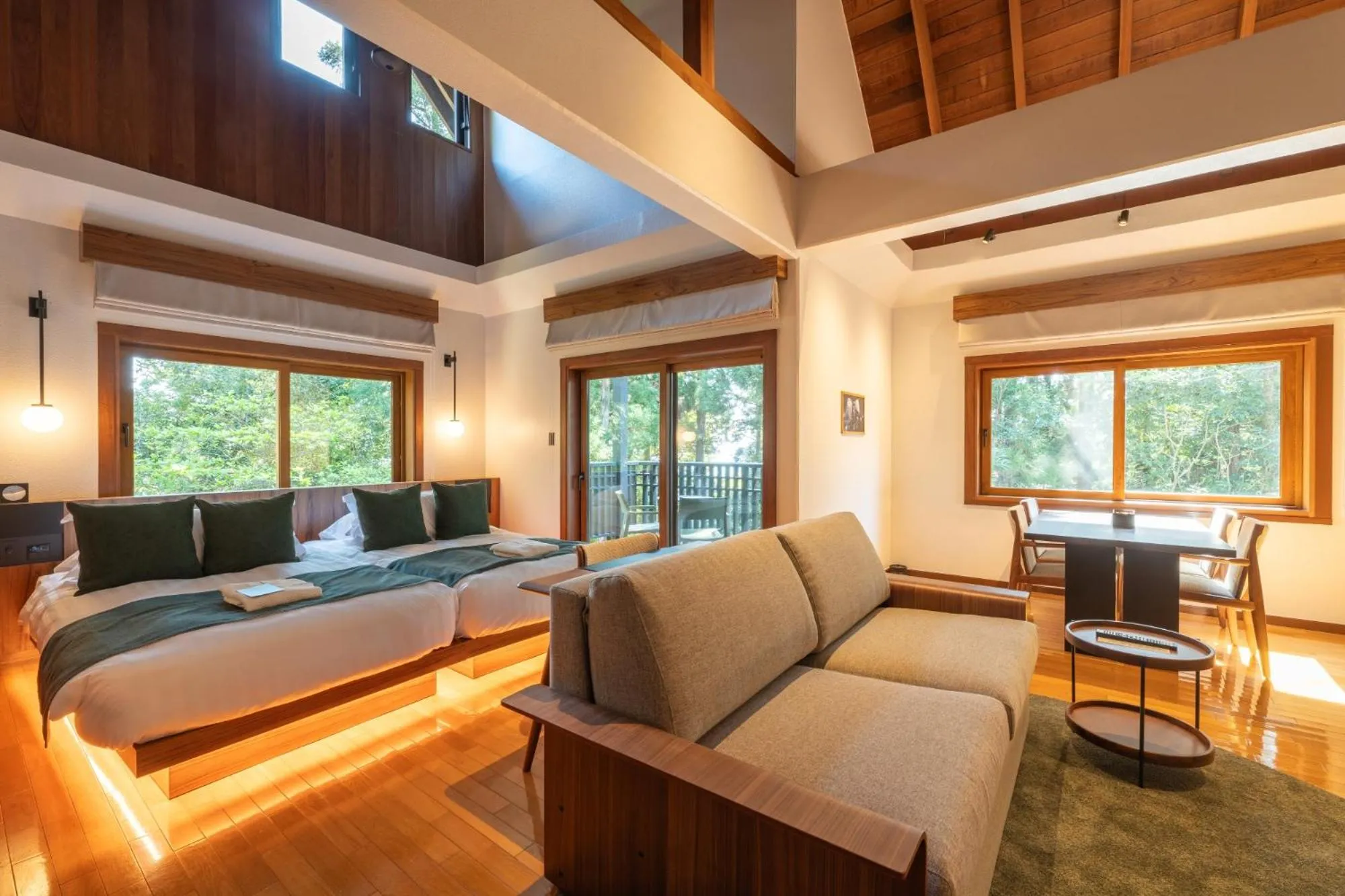 Bed in Sankara Hotel & Spa Yakushima