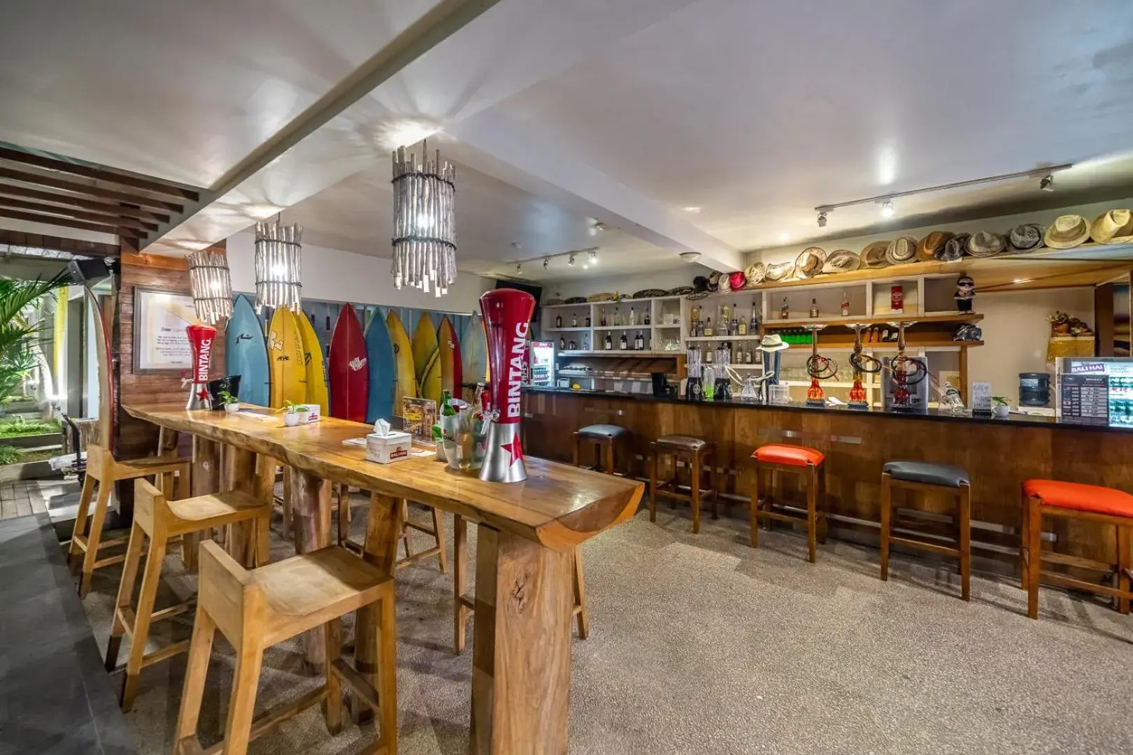 Lounge or bar in Bliss Surfer Hotel Legian Lounge or bar in Bliss Surfer Hotel Legian