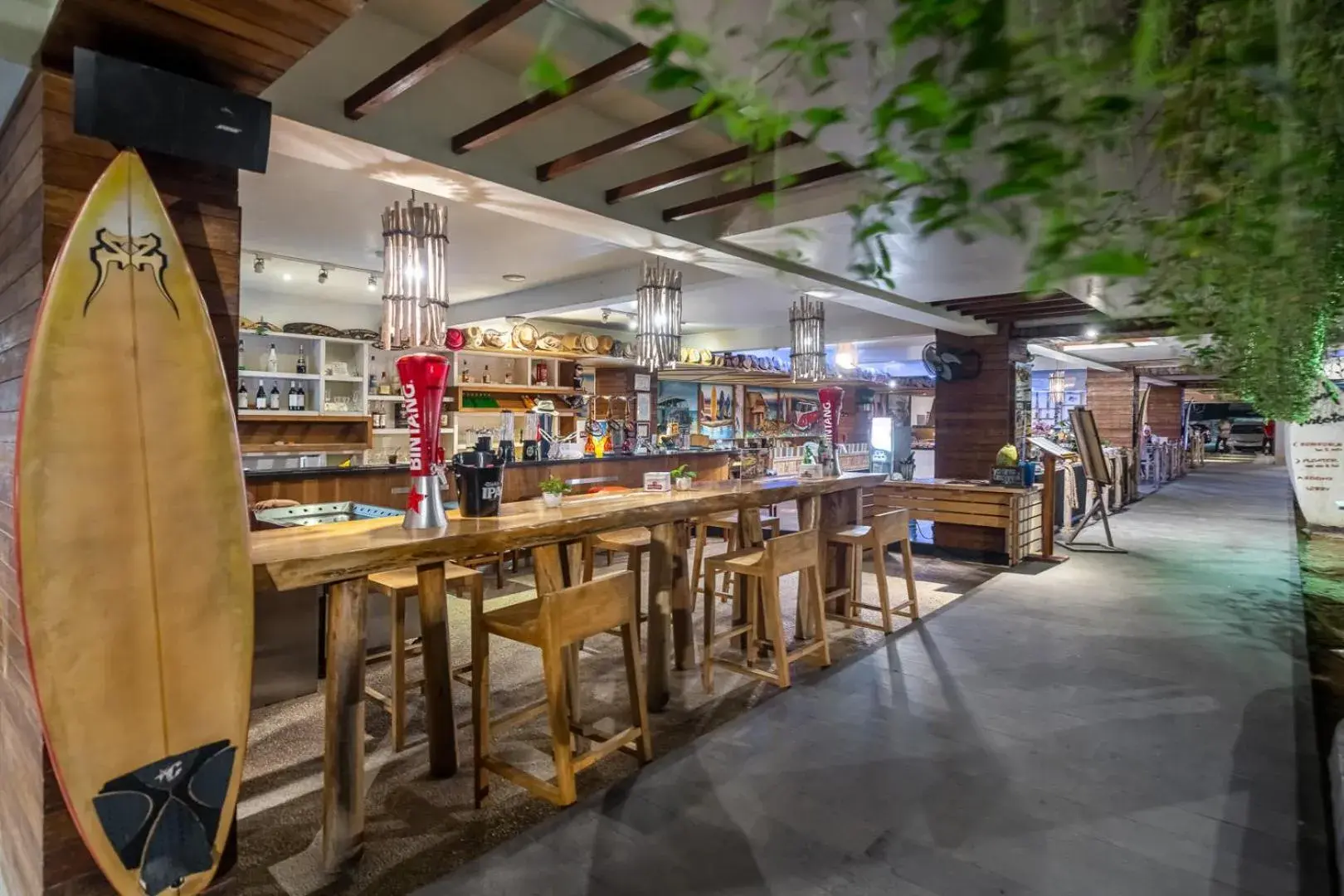 Lounge or bar in Bliss Surfer Hotel Legian Lounge or bar in Bliss Surfer Hotel Legian