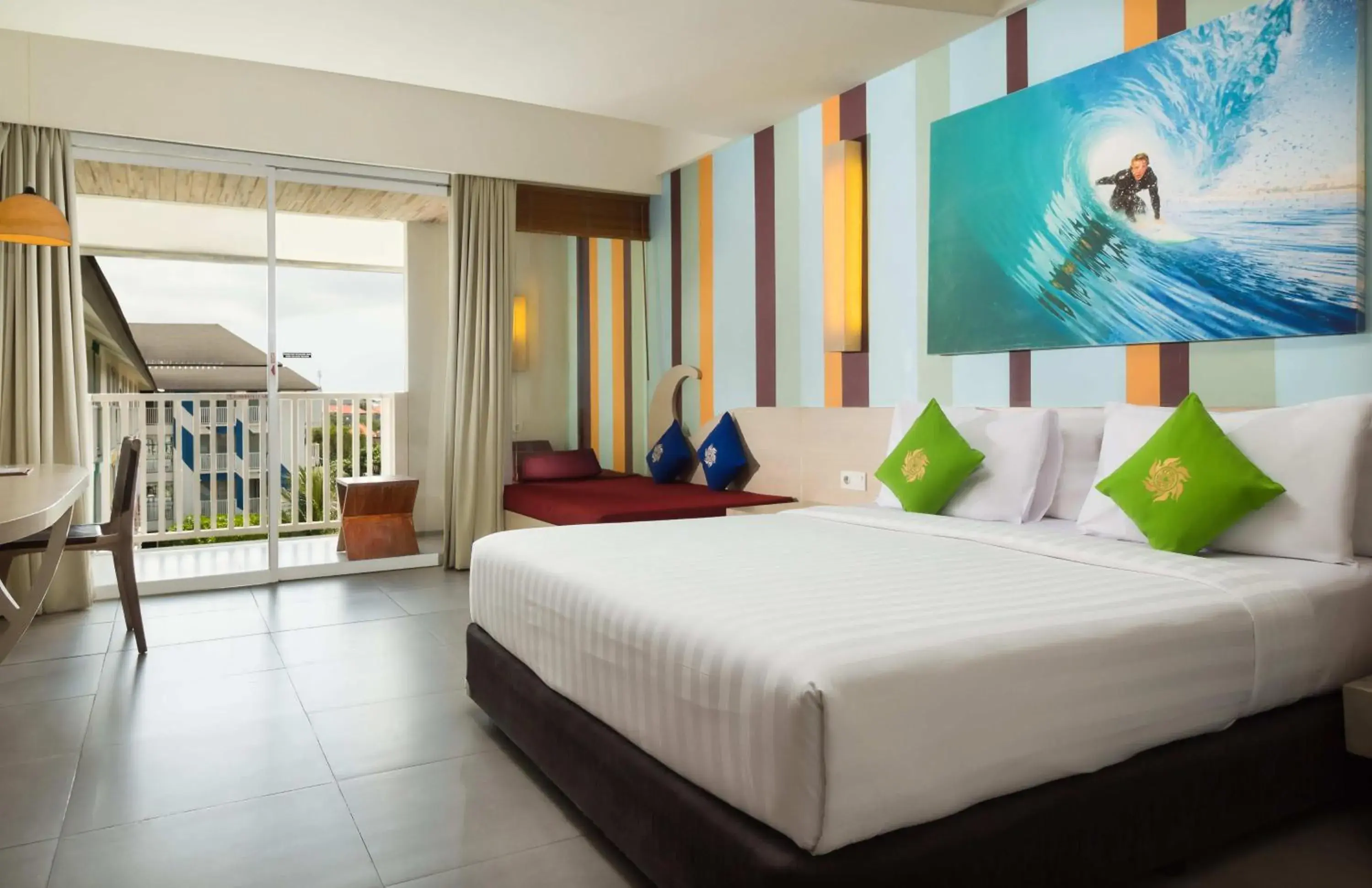 Bed in Bliss Surfer Hotel Legian Bed in Bliss Surfer Hotel Legian