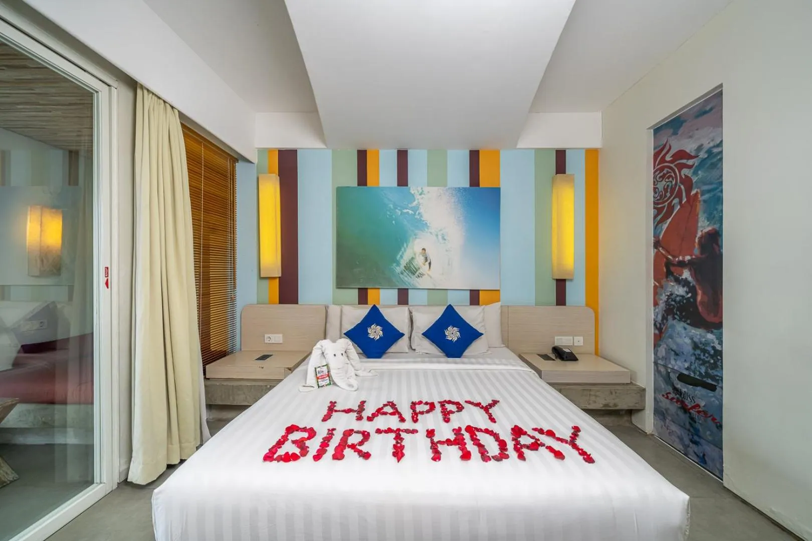 Bed in Bliss Surfer Hotel Legian