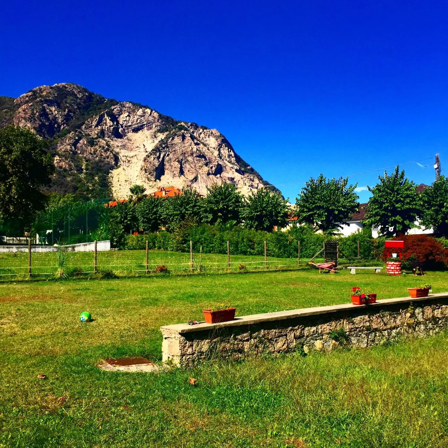 Garden in B&B Il tempo del sogno con cani e gatti Pet&Breakfast