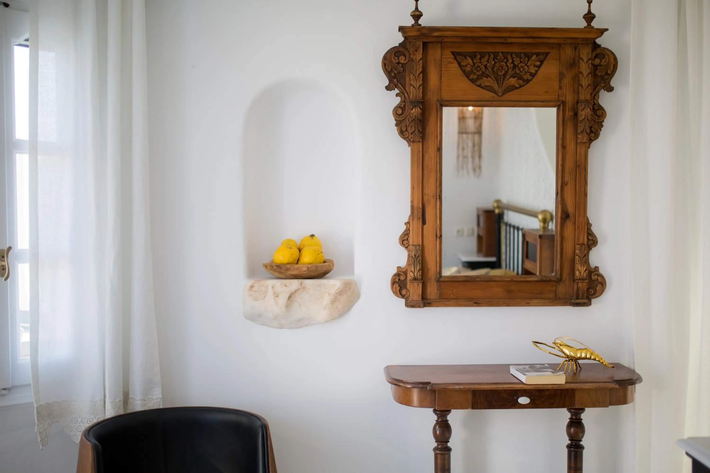 Decorative detail in Naxian Riviera Exclusive Seafront Suites, Junior Suite