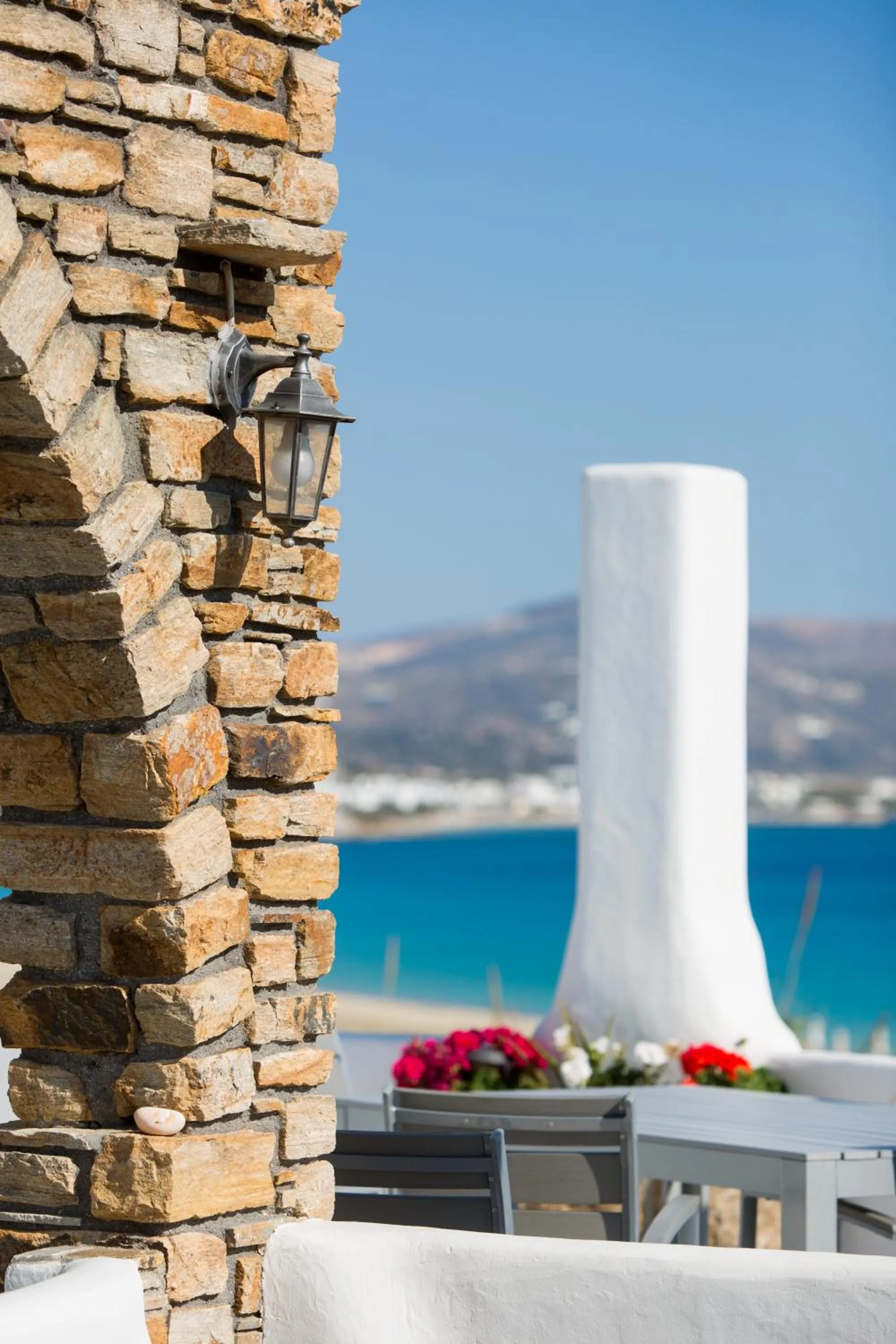 Balcony/Terrace in Naxian Riviera Exclusive Seafront Suites, Junior Suite