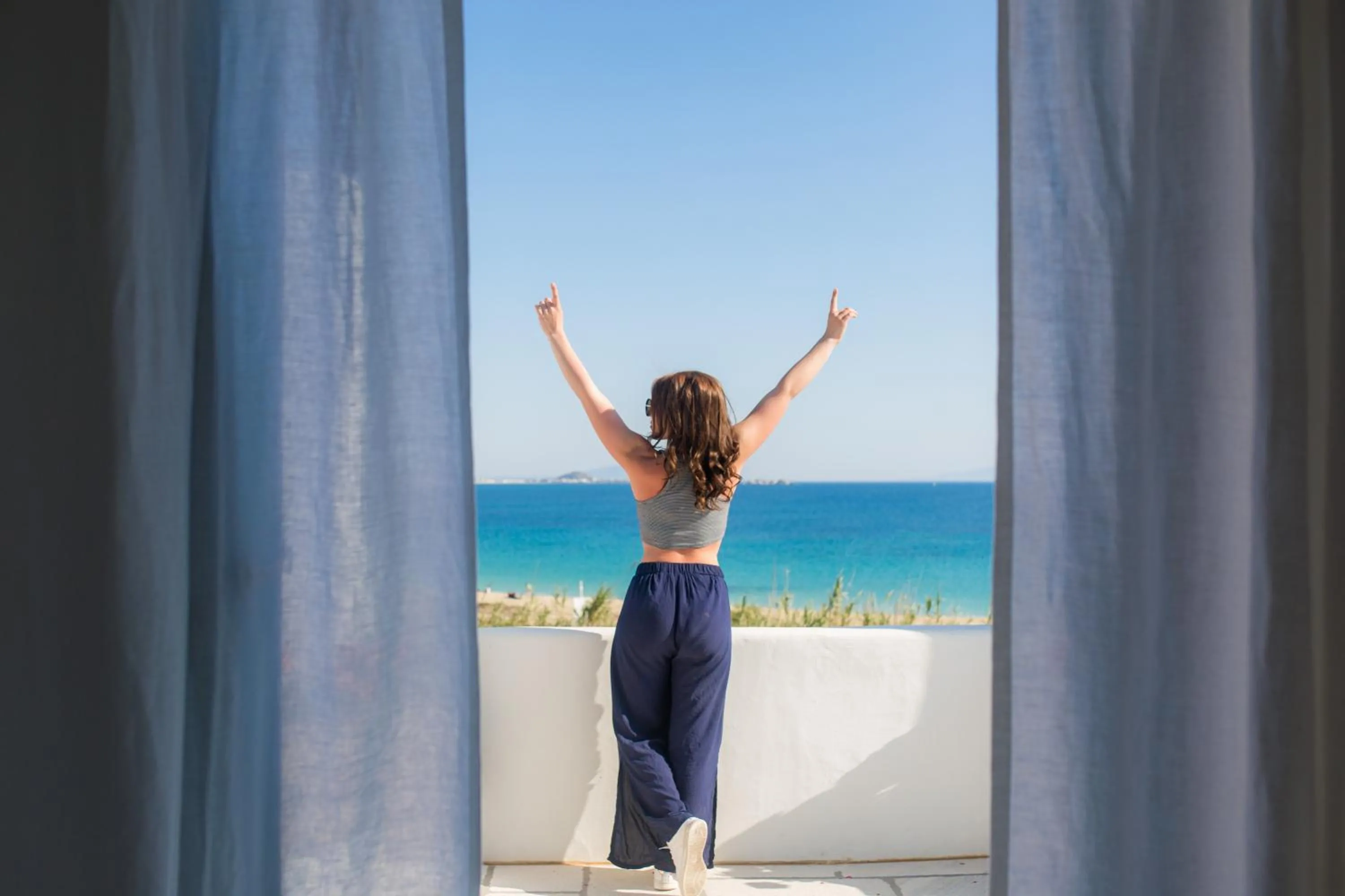 People in Naxian Riviera Exclusive Seafront Suites, Junior Suite