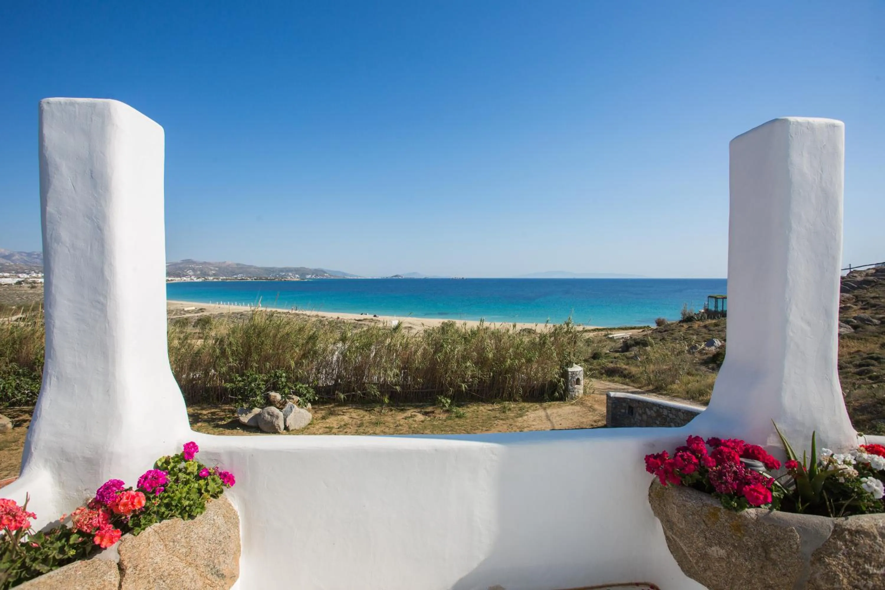 Balcony/Terrace in Naxian Riviera Exclusive Seafront Suites, Junior Suite