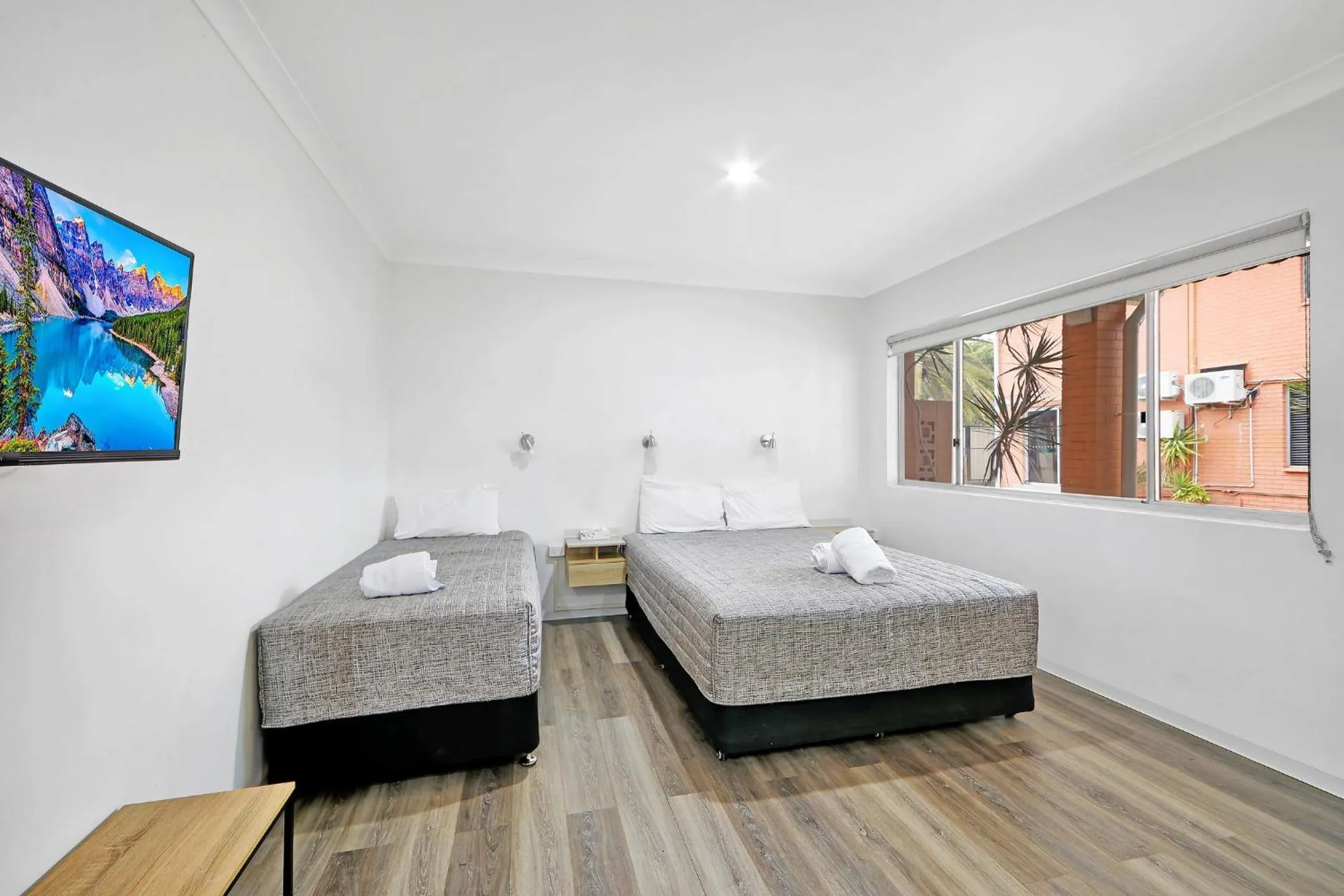 Bed in Riviera Motel Bundaberg