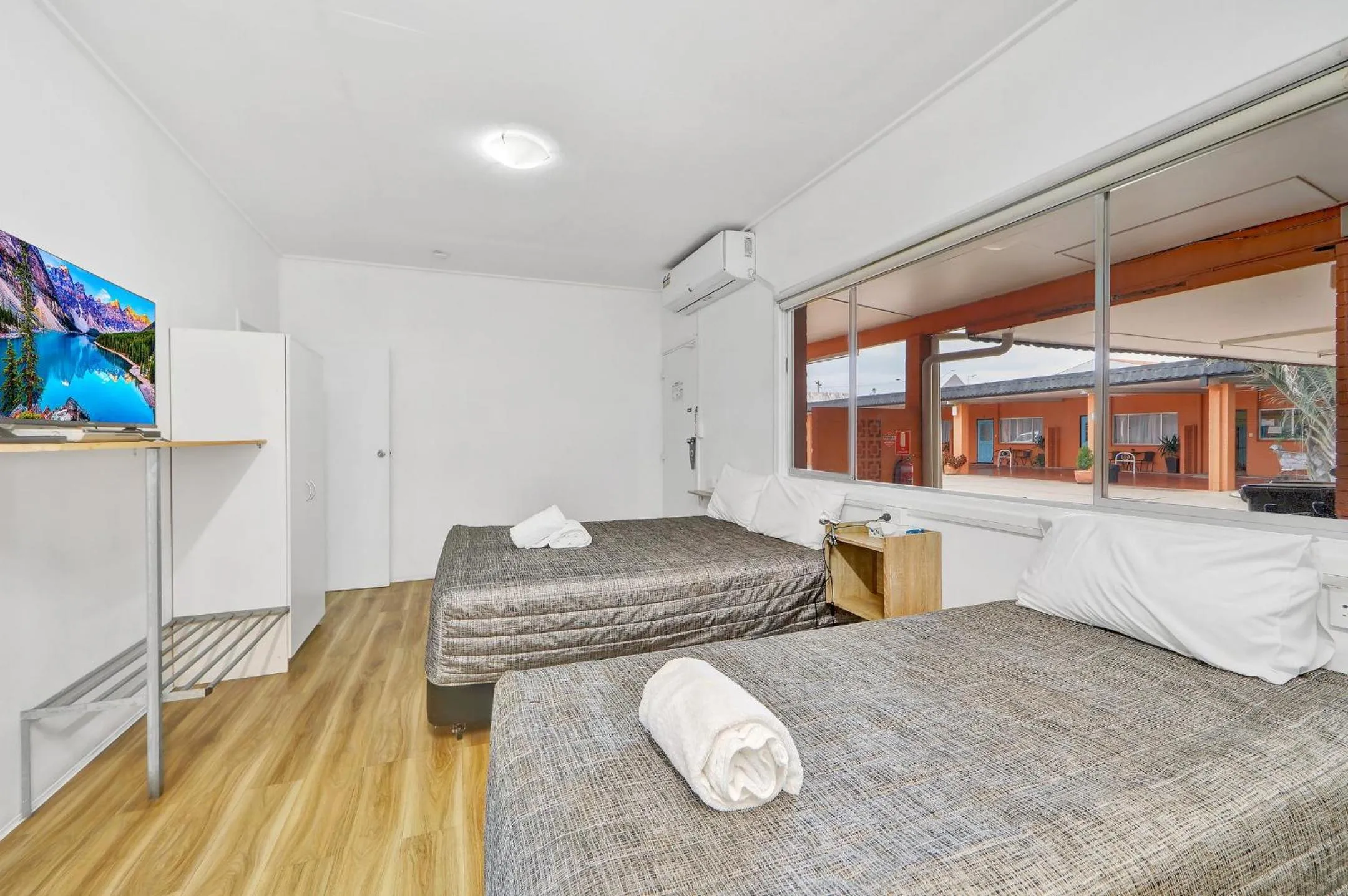 Bed in Riviera Motel Bundaberg