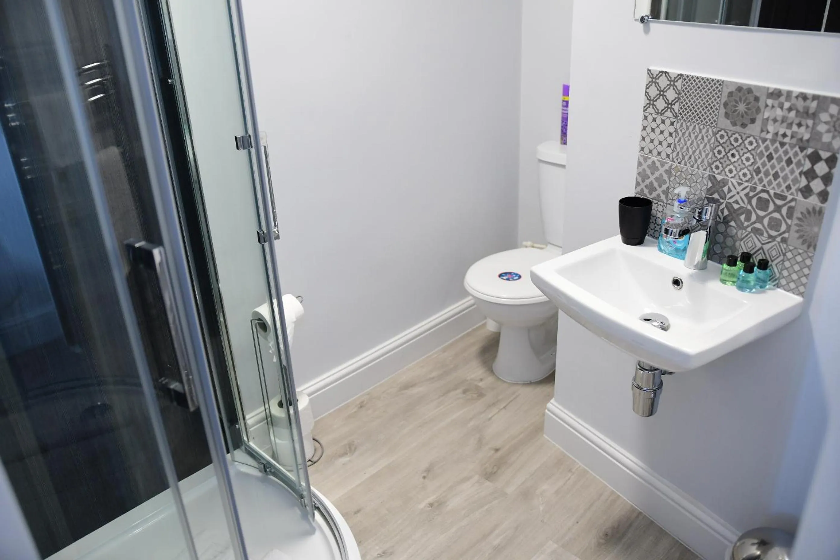 Bathroom in Vikings Accommodation