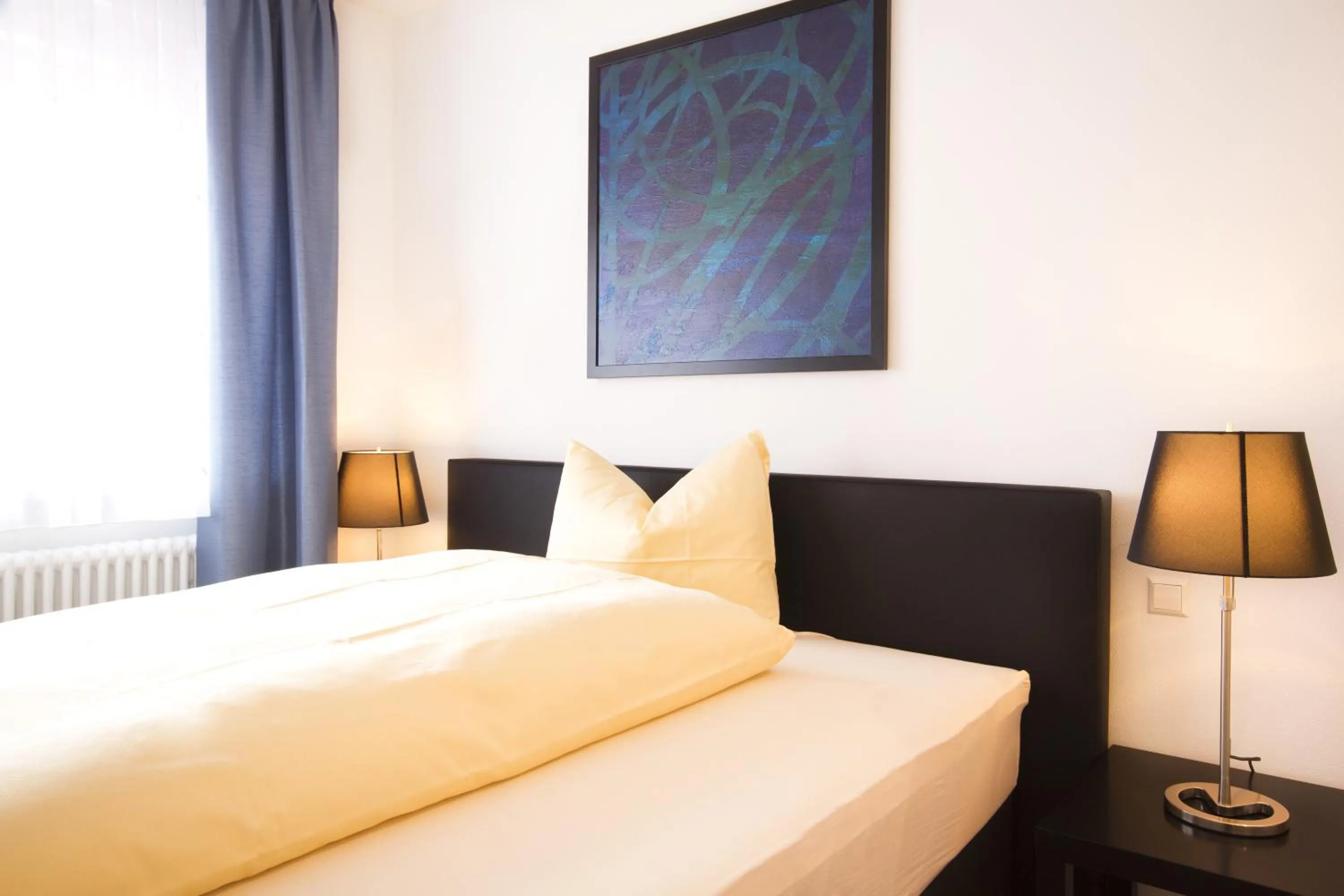 Bed in Fritz Hotel & Restaurant KG