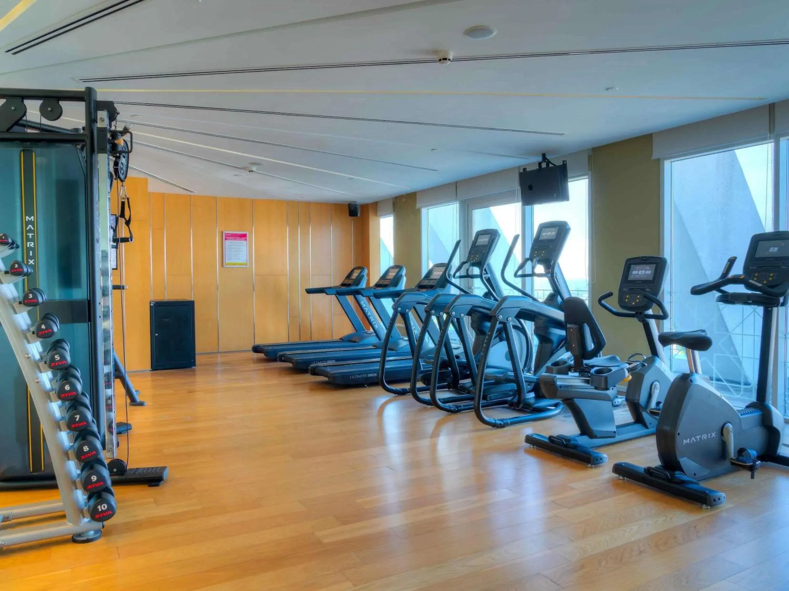 Fitness centre/facilities in Movenpick Hotel & Convention Centre KLIA Fitness centre/facilities in Movenpick Hotel & Convention Centre KLIA