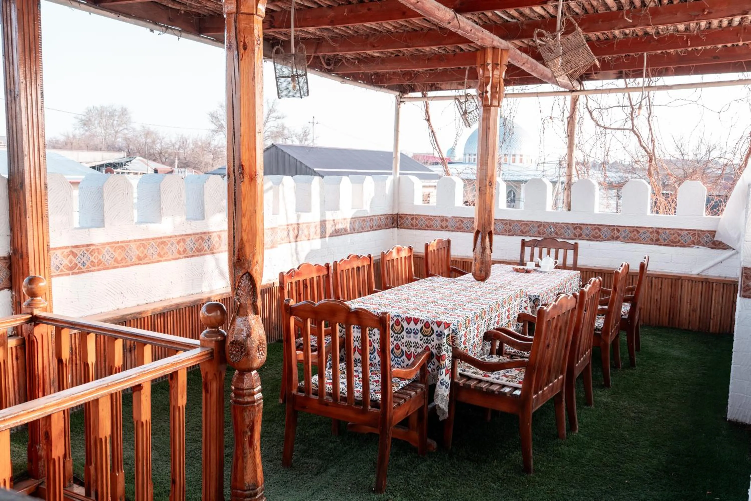 Patio in Hotel Caravan Serail