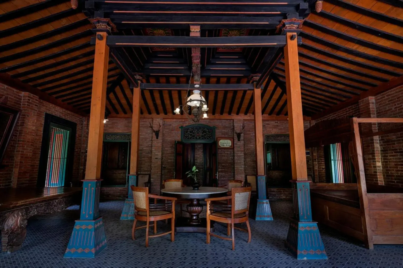 Seating area, Restaurant/Places to Eat in Melva Balemong Resort