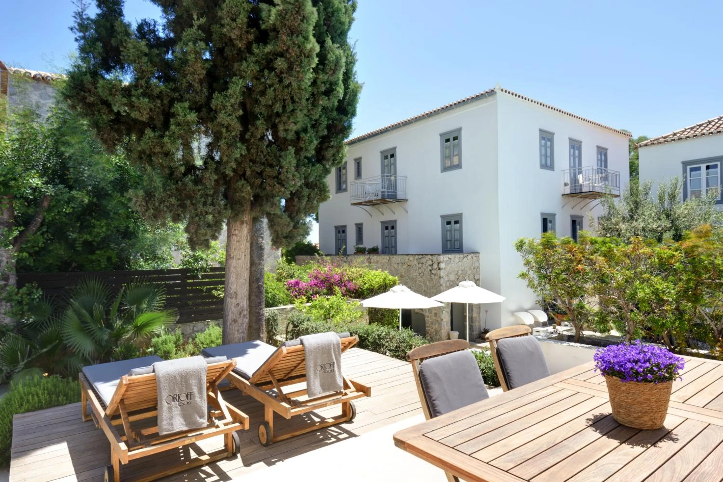 Patio in Orloff Resort