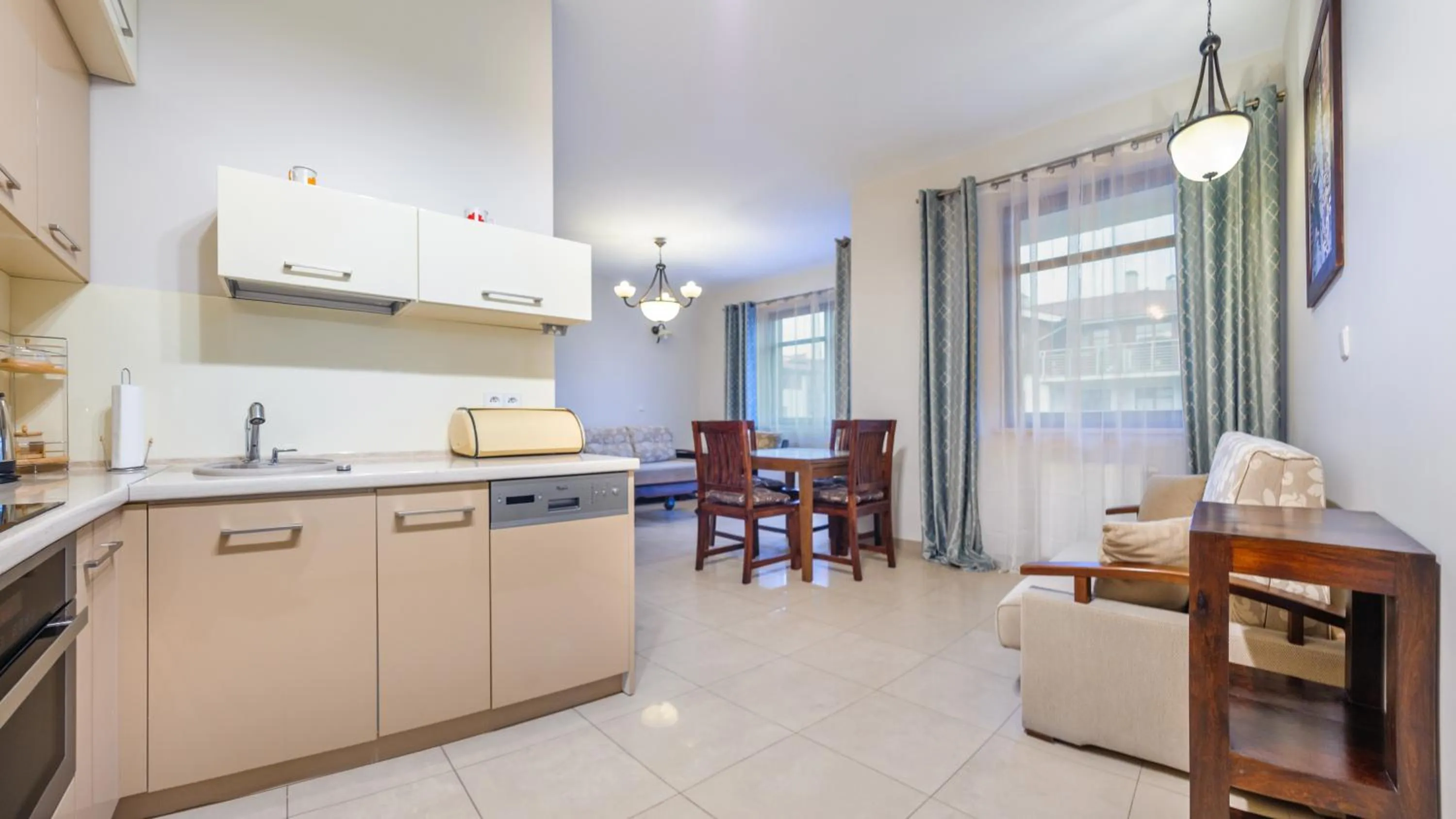 Kitchen or kitchenette in Neptun Park, Sun & Snow