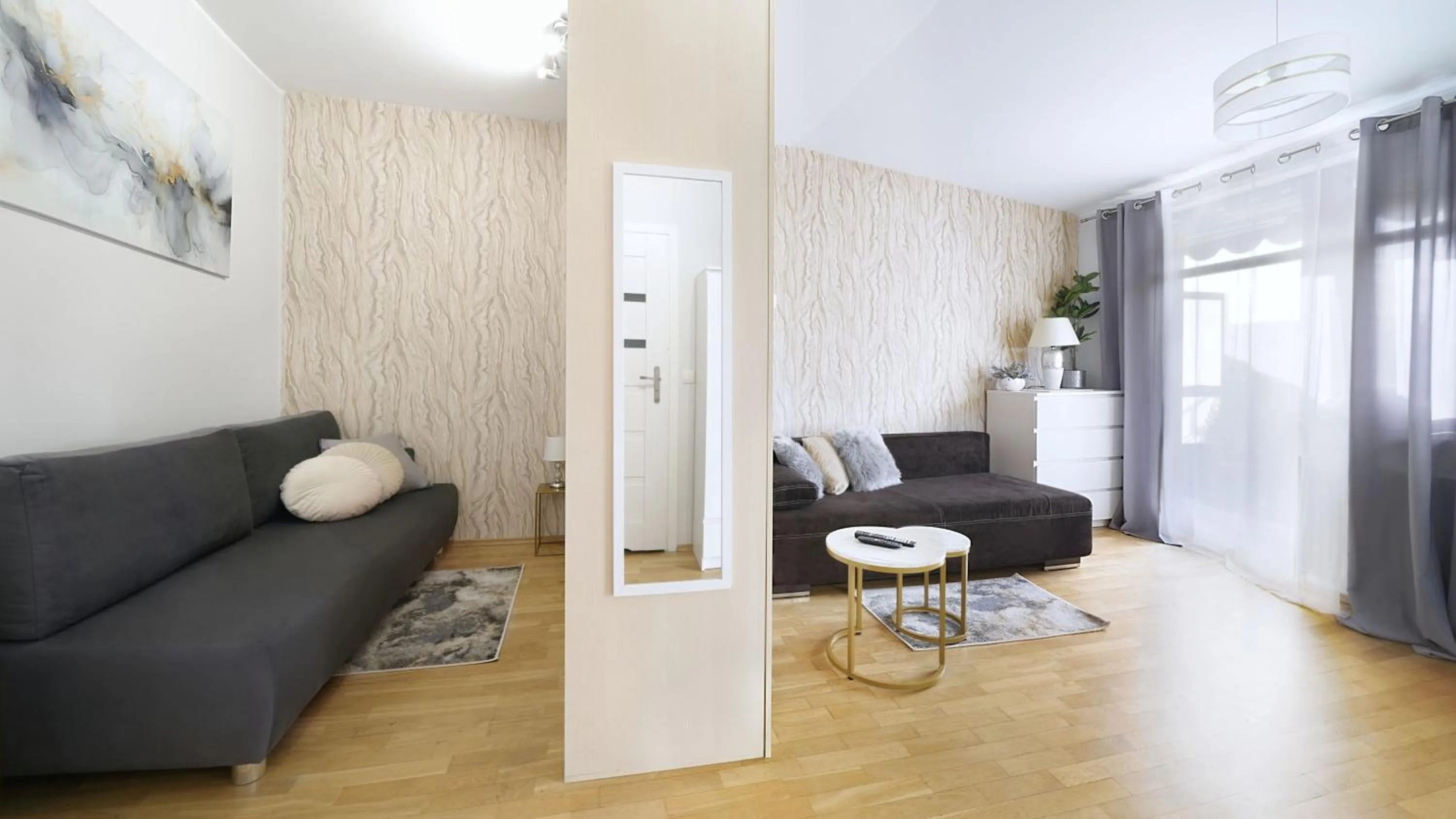 Seating area in Neptun Park, Sun & Snow