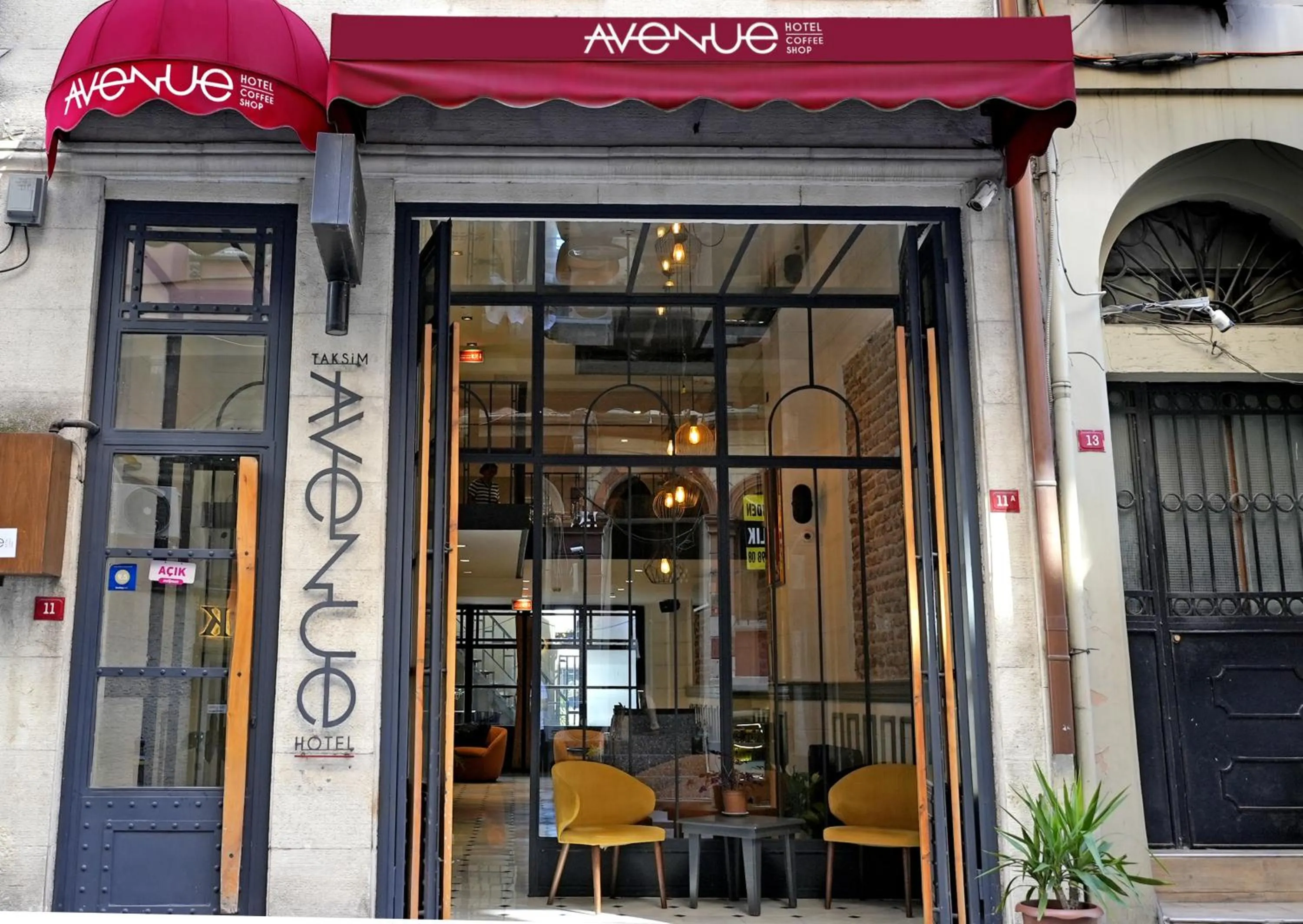 Property building in Taksim Avenue