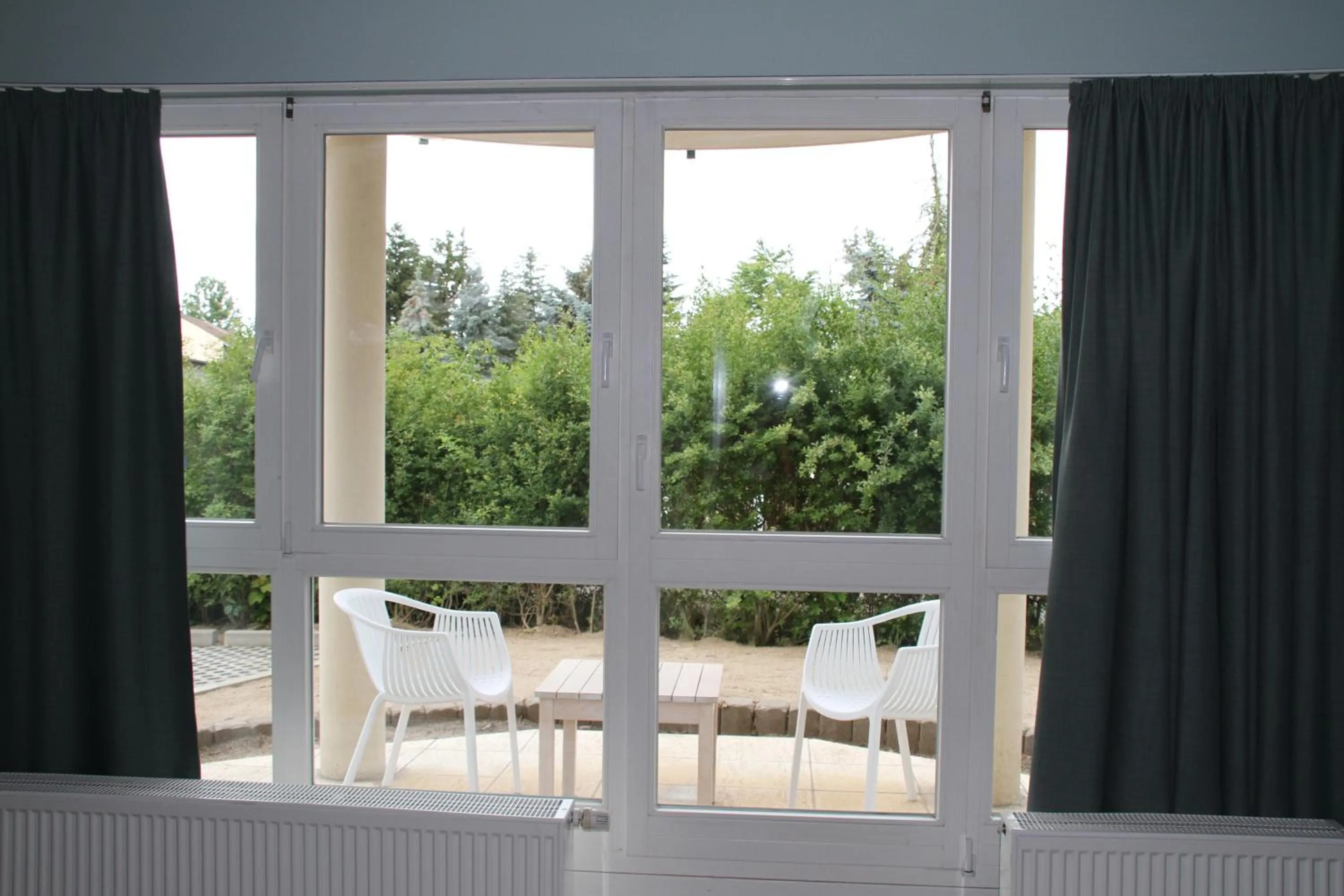 Inner courtyard view in Havelhotel