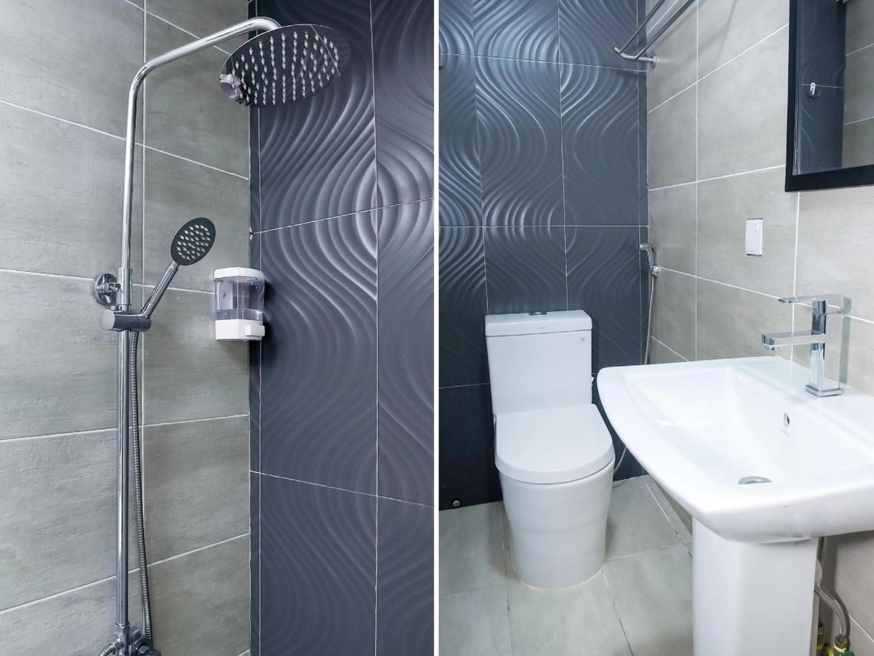 Bathroom in Hotel O La Mirina Boutique Inn