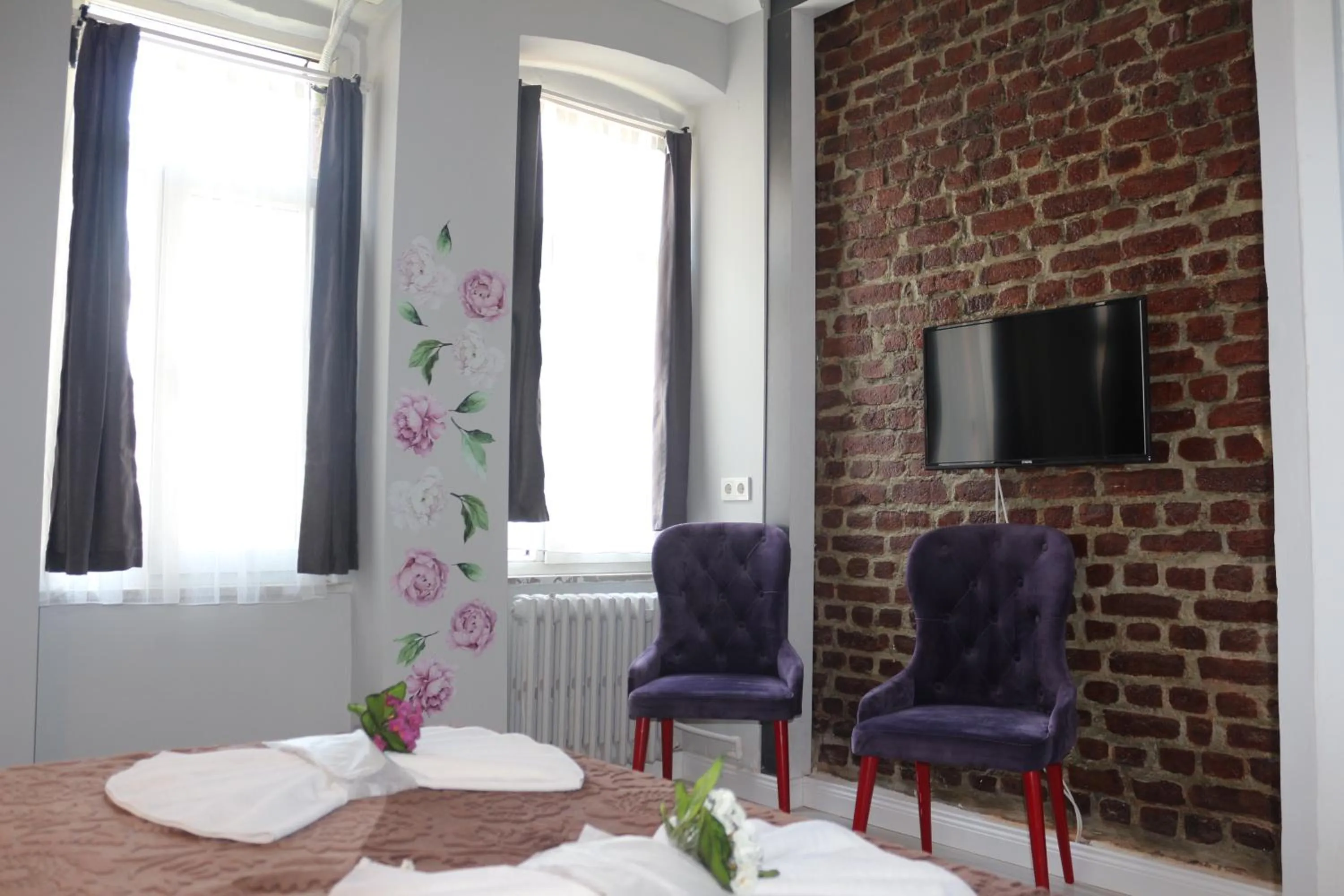 Communal lounge/ TV room in Taksim Hostel Green House Istanbul