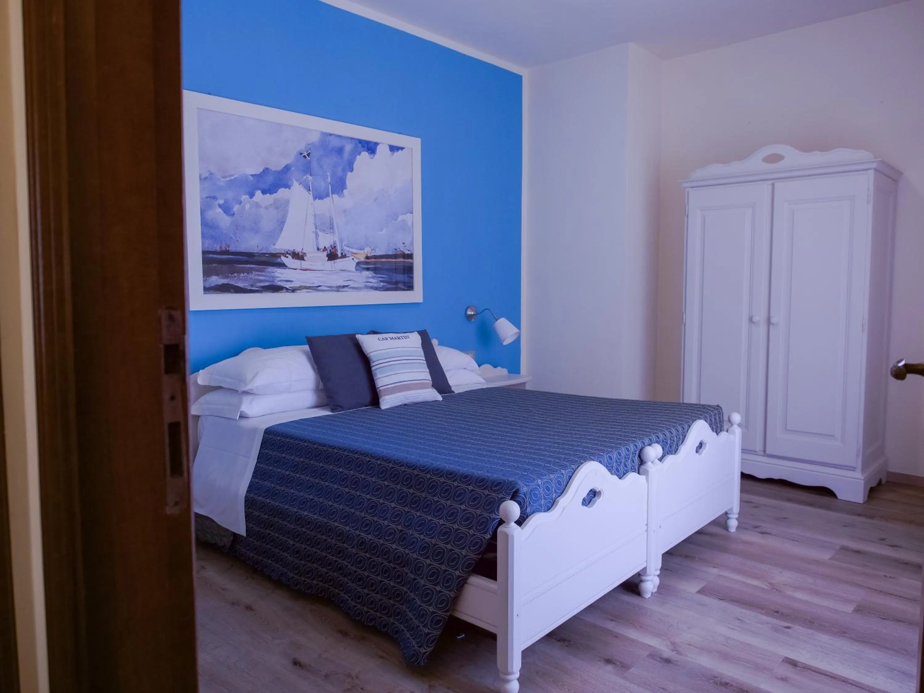 Bed in Hotel Corallo