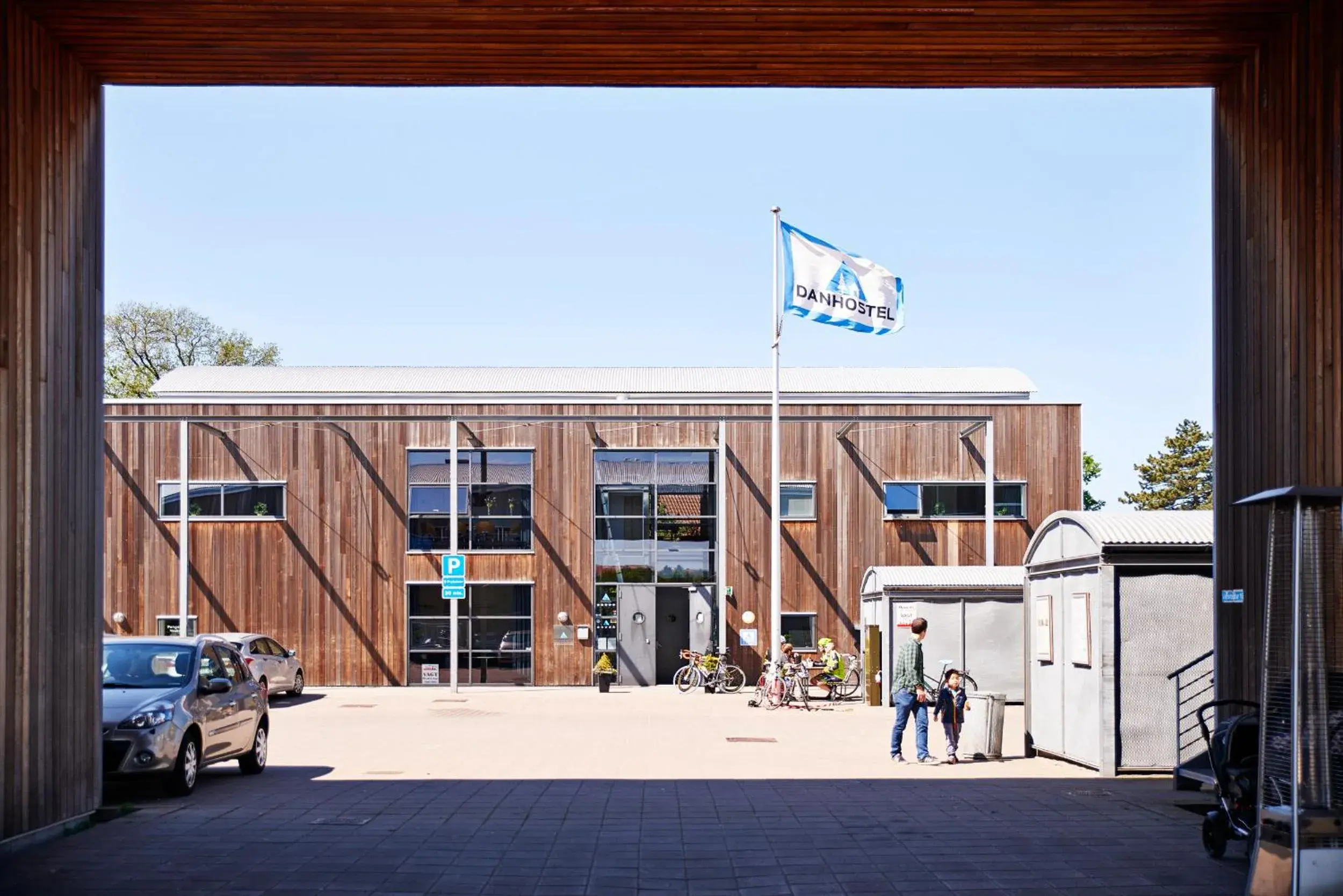 Facade/entrance in Roskilde Danhostel Facade/entrance in Roskilde Danhostel
