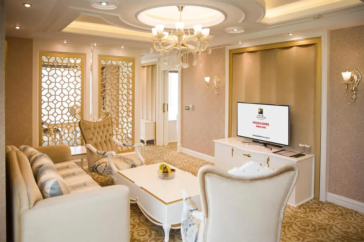 Bathroom in Grand Altuntas Hotel Bathroom in Grand Altuntas Hotel