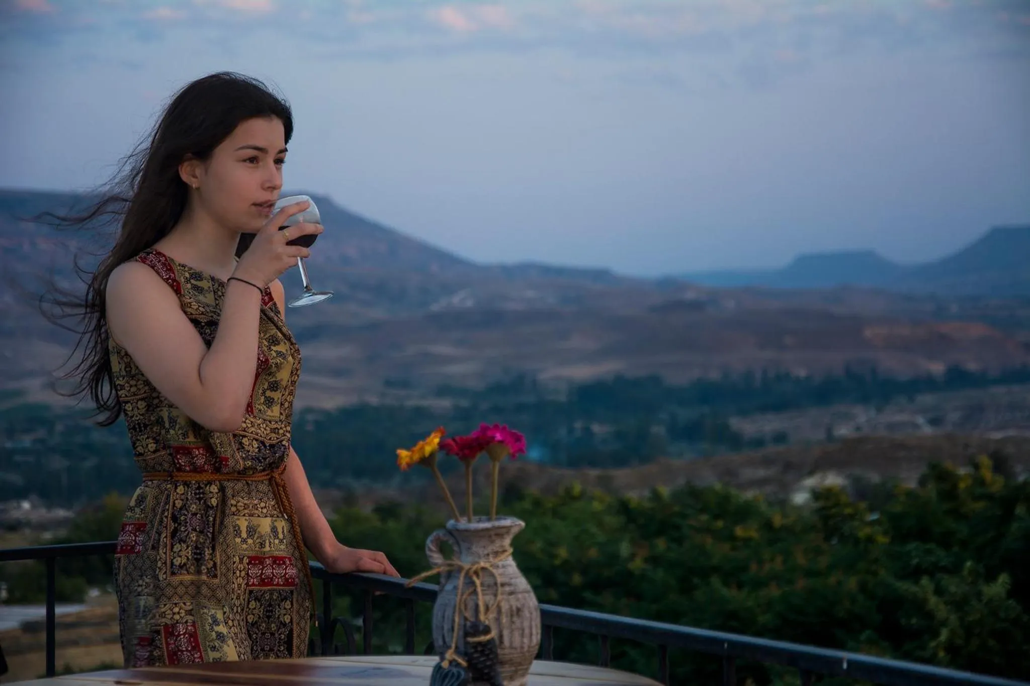 Mountain view in Assiana Cave Hotel