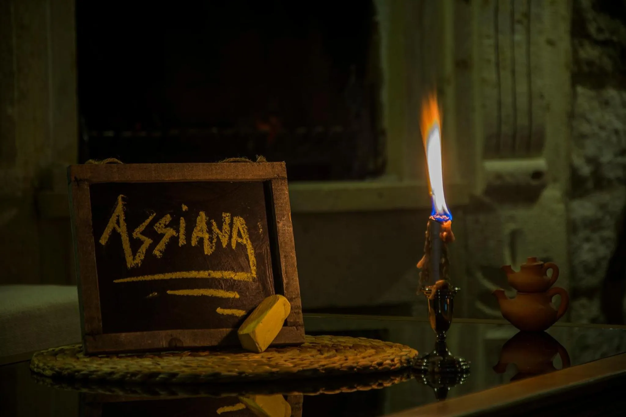 Decorative detail in Assiana Cave Hotel