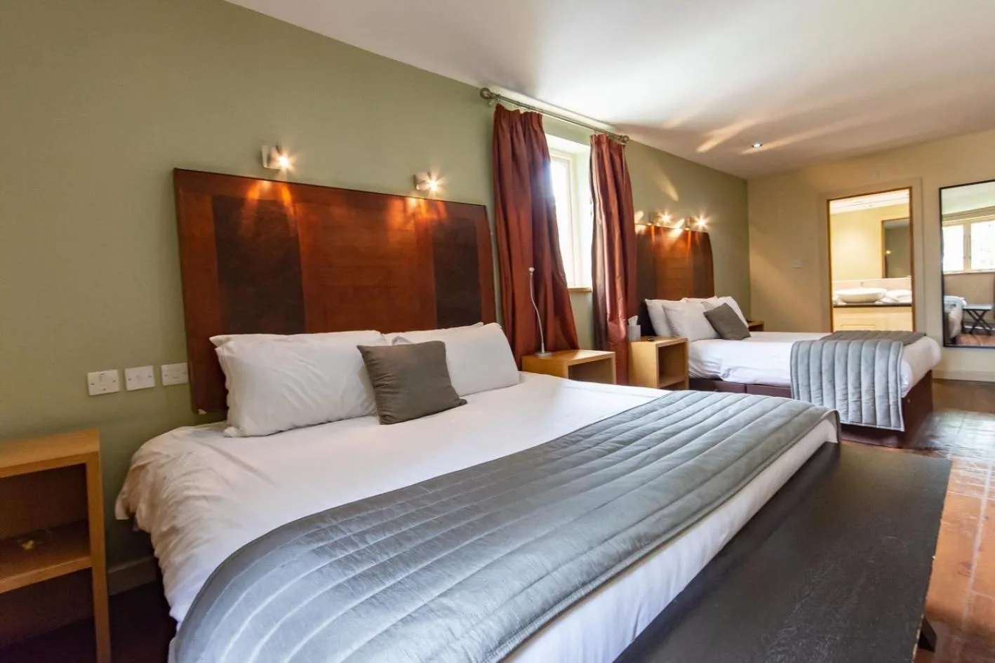 Bedroom, Bed in Great Hallingbury Manor & Lodges London Stansted