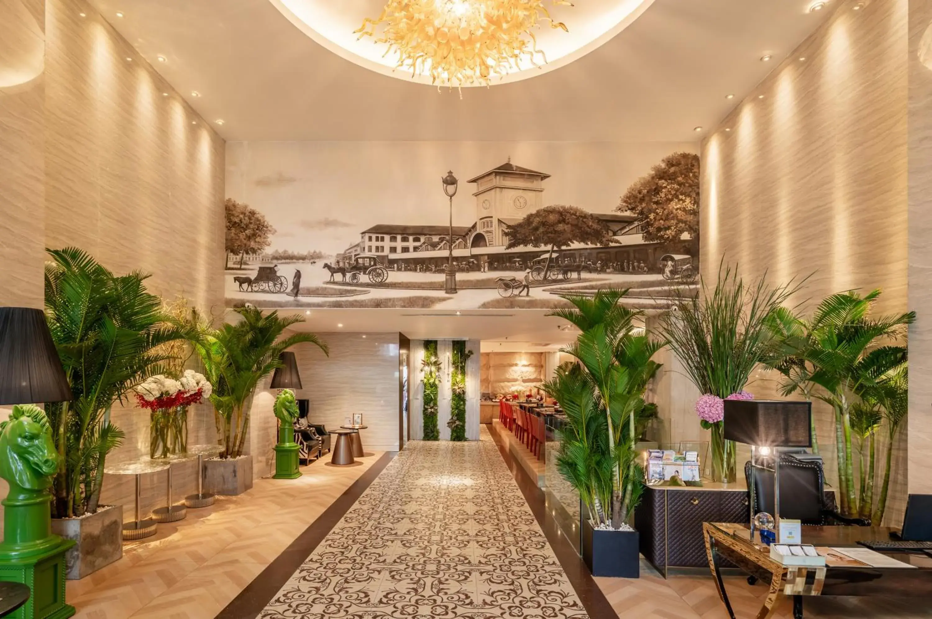 Lobby or reception in A&EM Phan Boi Chau Lobby or reception in A&EM Phan Boi Chau