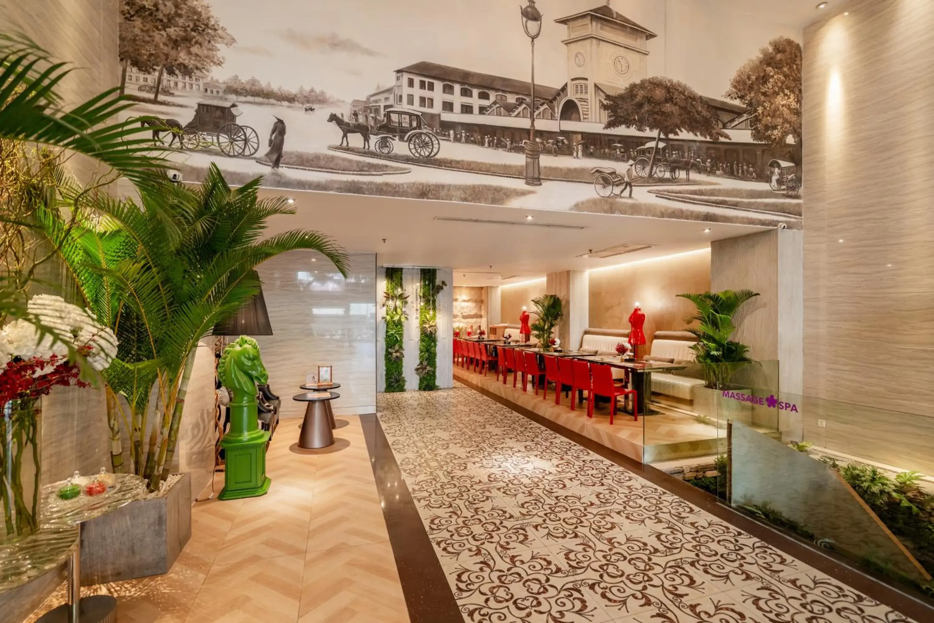 Lobby or reception in A&EM Phan Boi Chau Lobby or reception in A&EM Phan Boi Chau