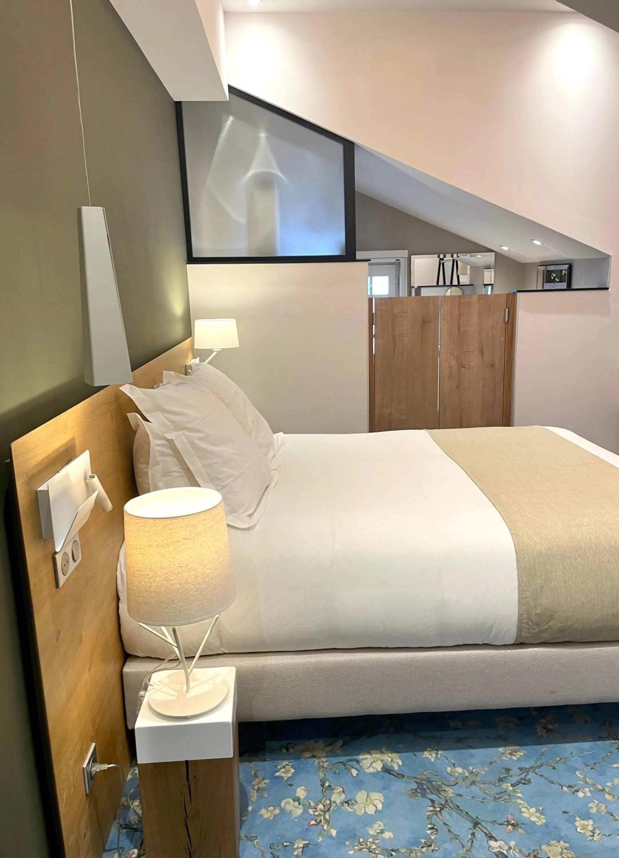 Bedroom, Bed in Hôtel Berria par La Maison de Pierre