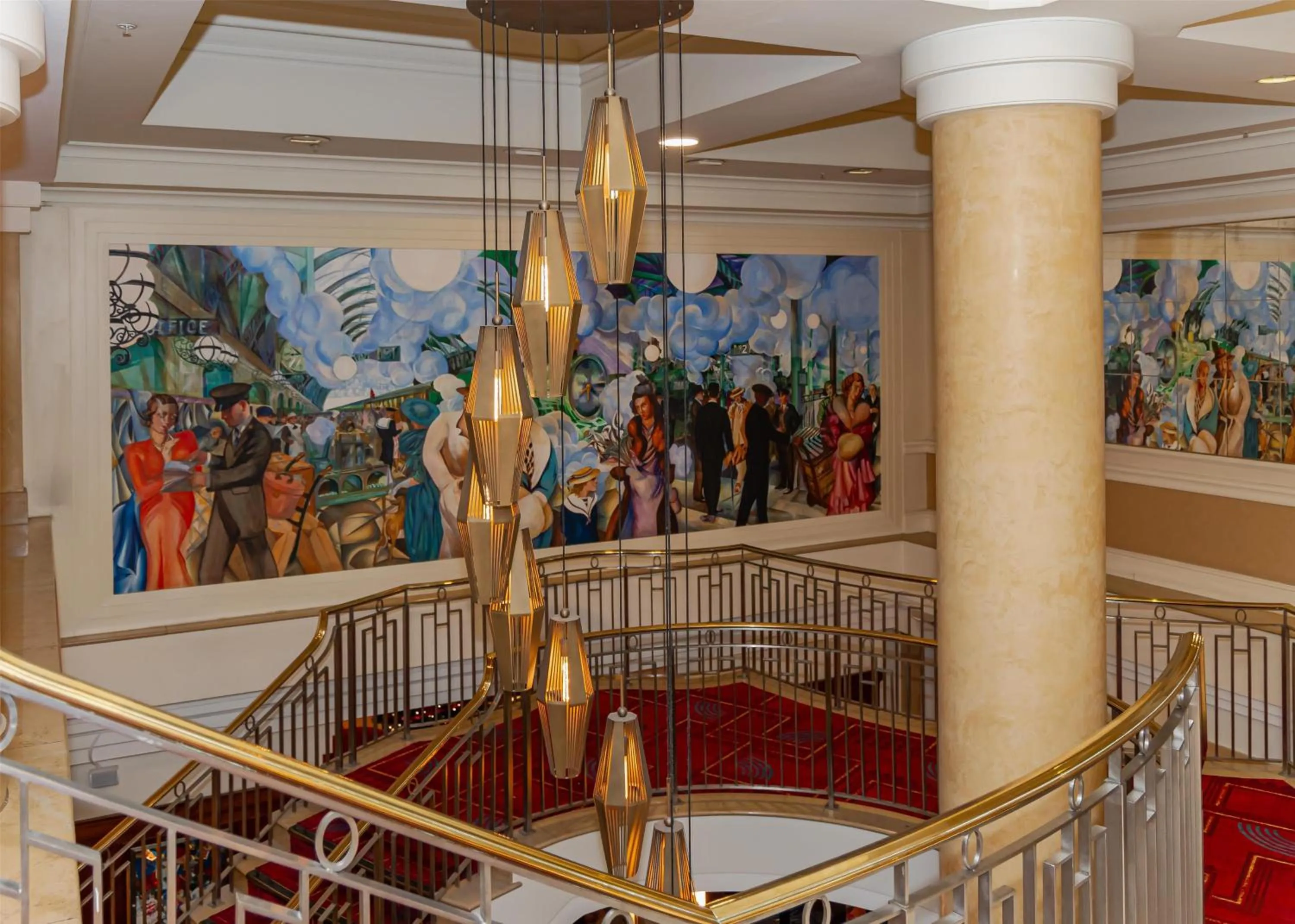 Lobby or reception in Hilton London Paddington