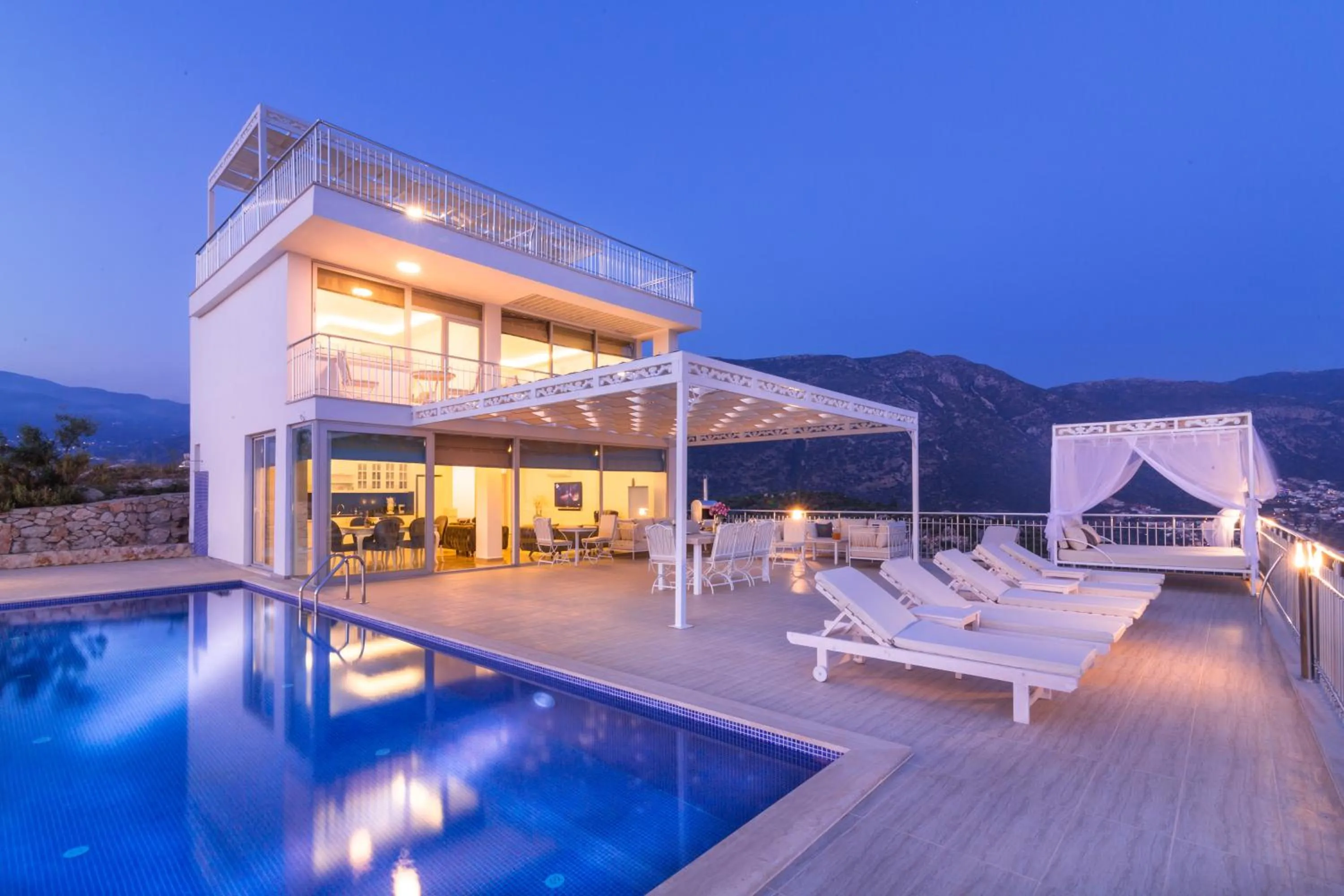 Balcony/Terrace in Infinity Villa Kalkan