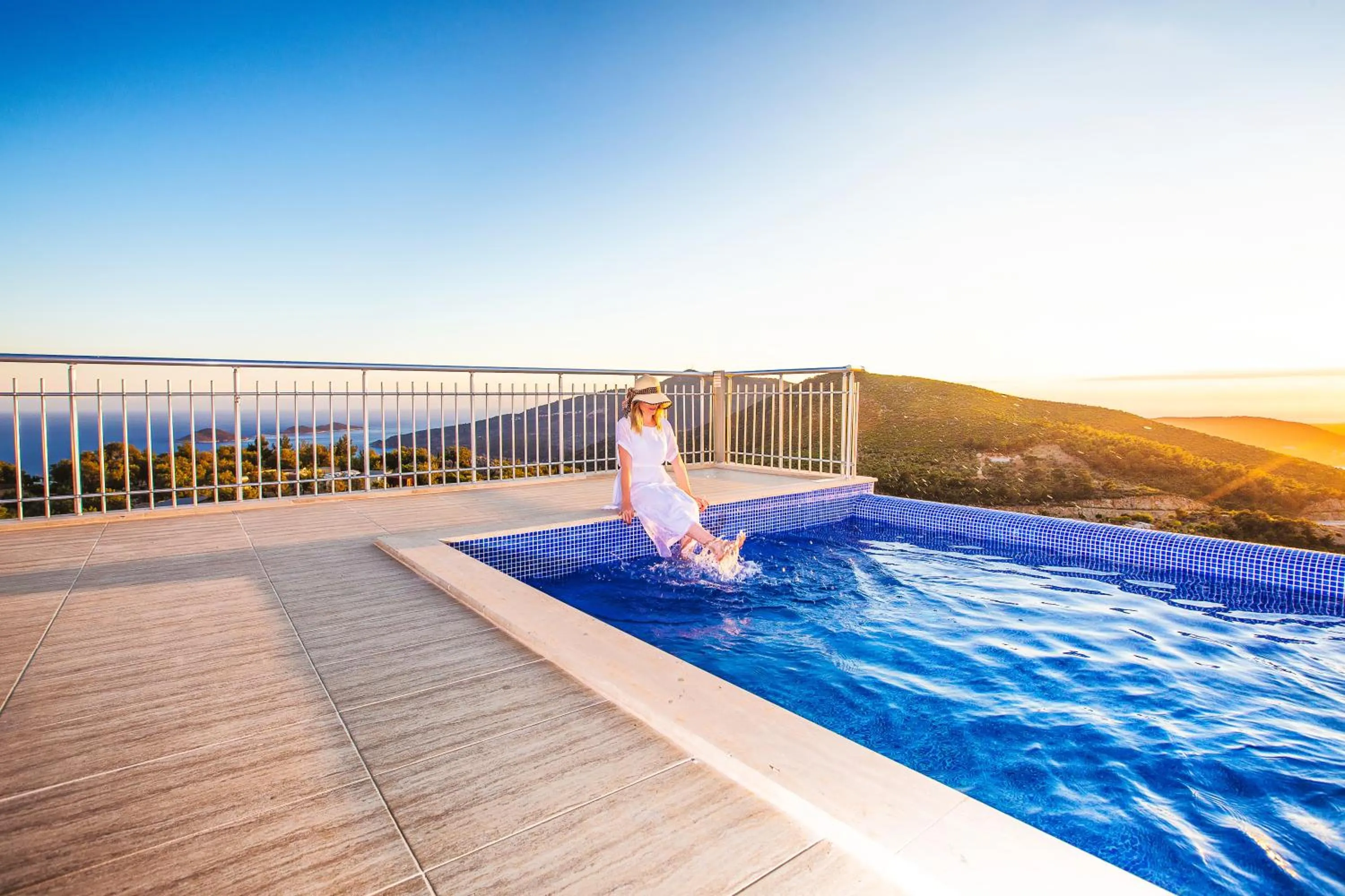 People in Infinity Villa Kalkan