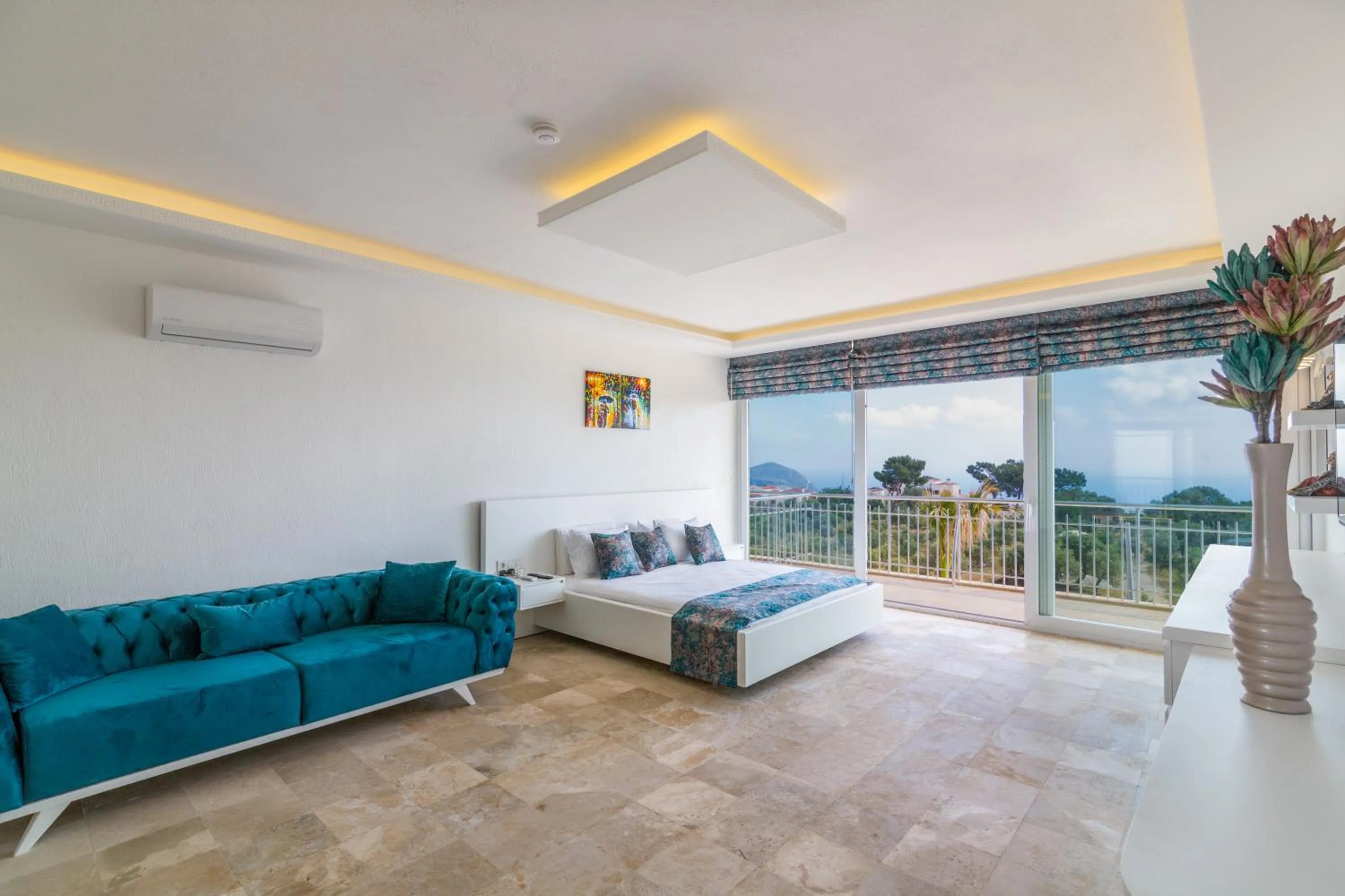 Bedroom in Infinity Villa Kalkan