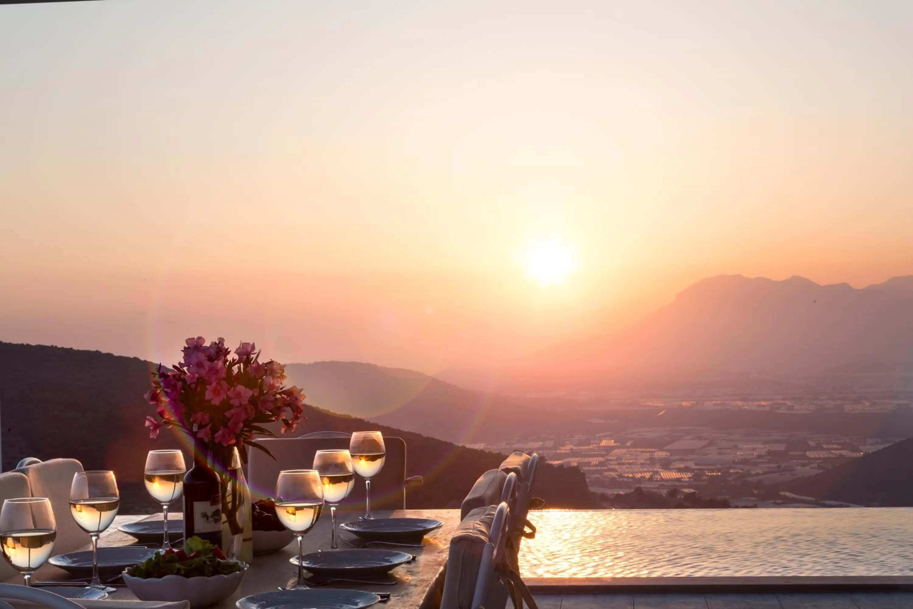 Balcony/Terrace in Infinity Villa Kalkan
