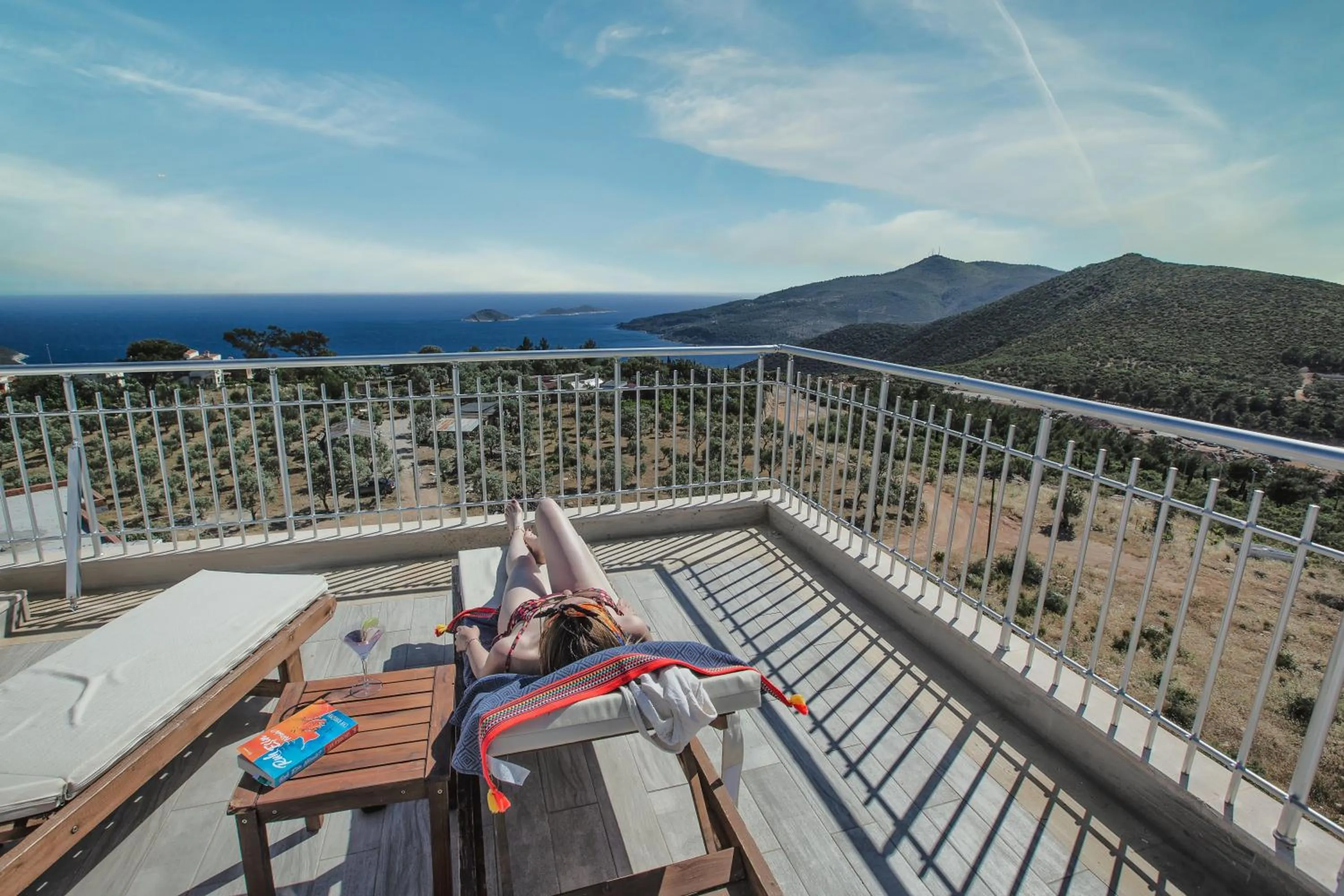 Bird's eye view in Infinity Villa Kalkan