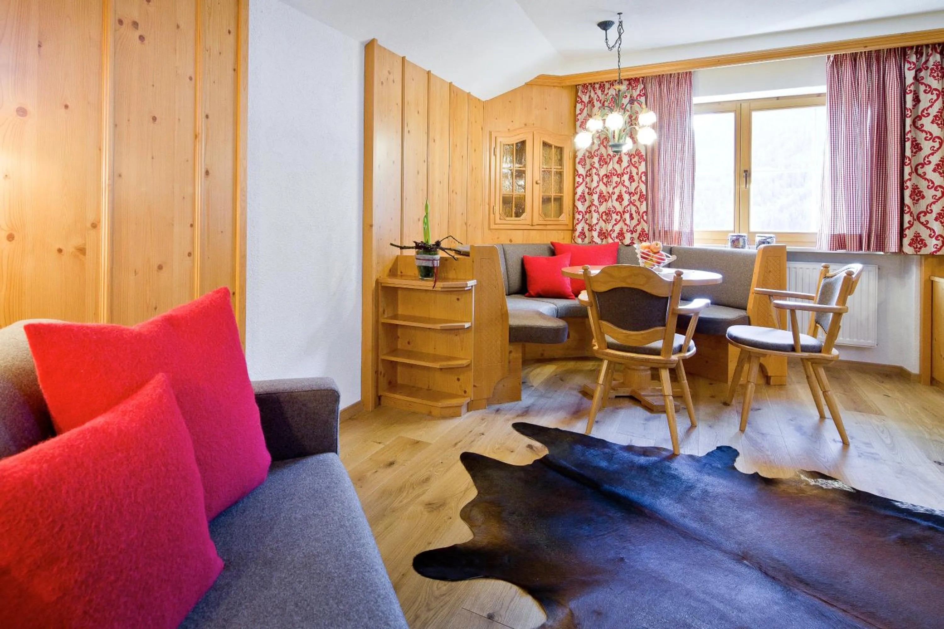 Seating area in Haller's Geniesserhotel