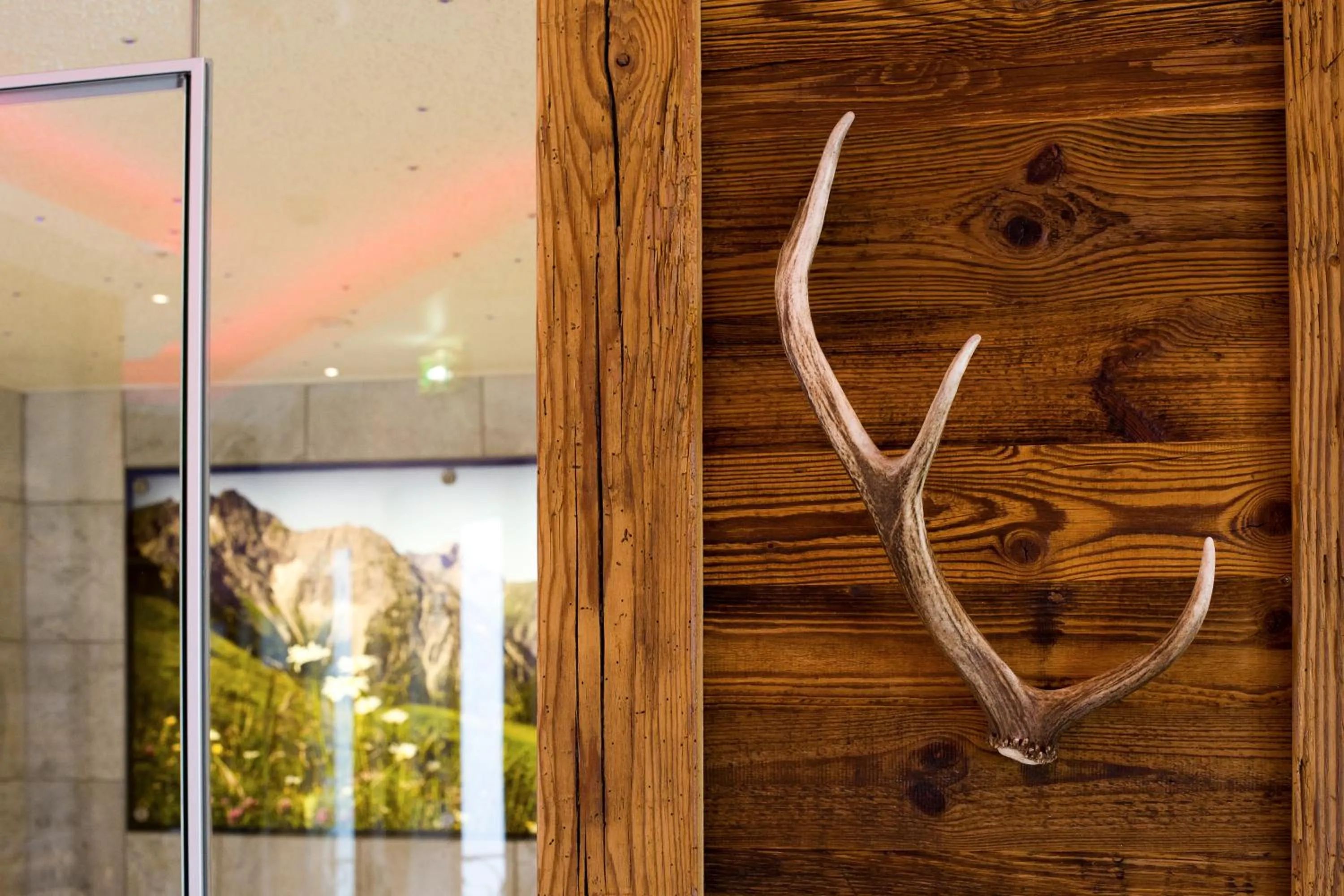 Decorative detail in Haller's Geniesserhotel