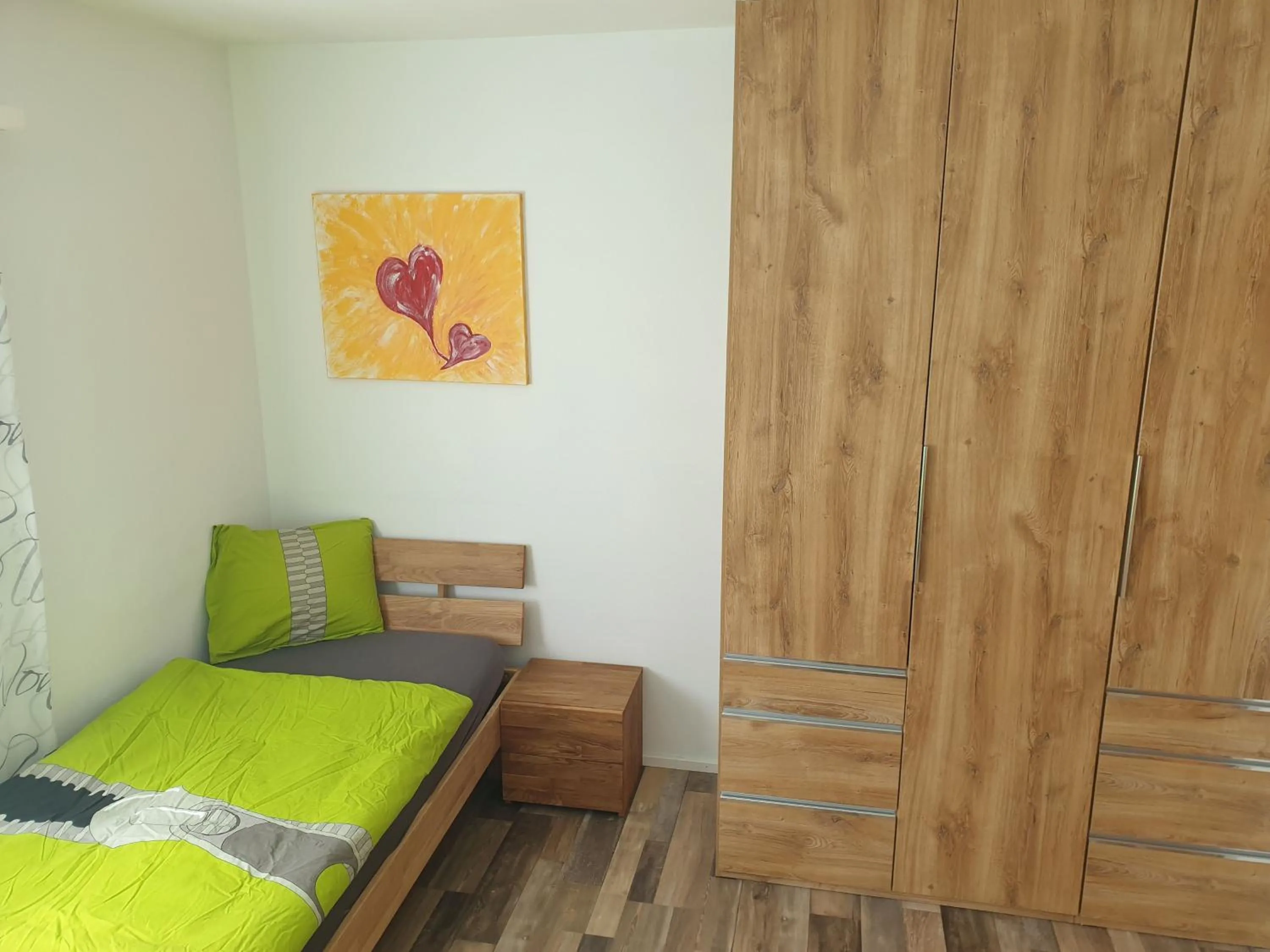 Bedroom, Bed in Haus St.Martin