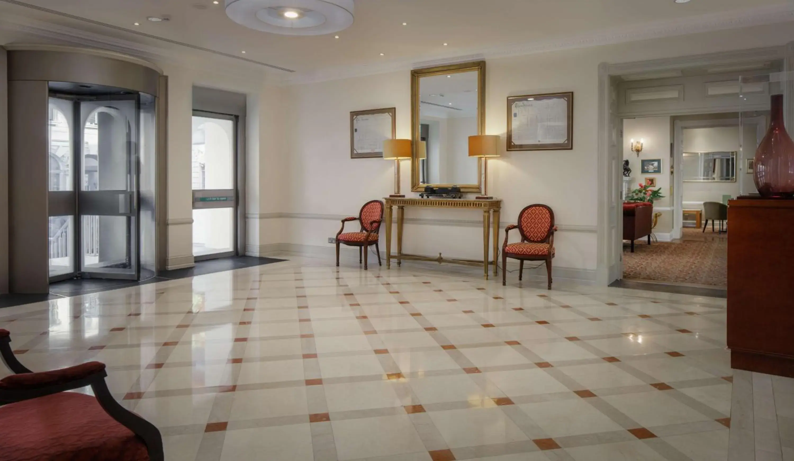 Lobby or reception in Hilton London Euston Lobby or reception in Hilton London Euston