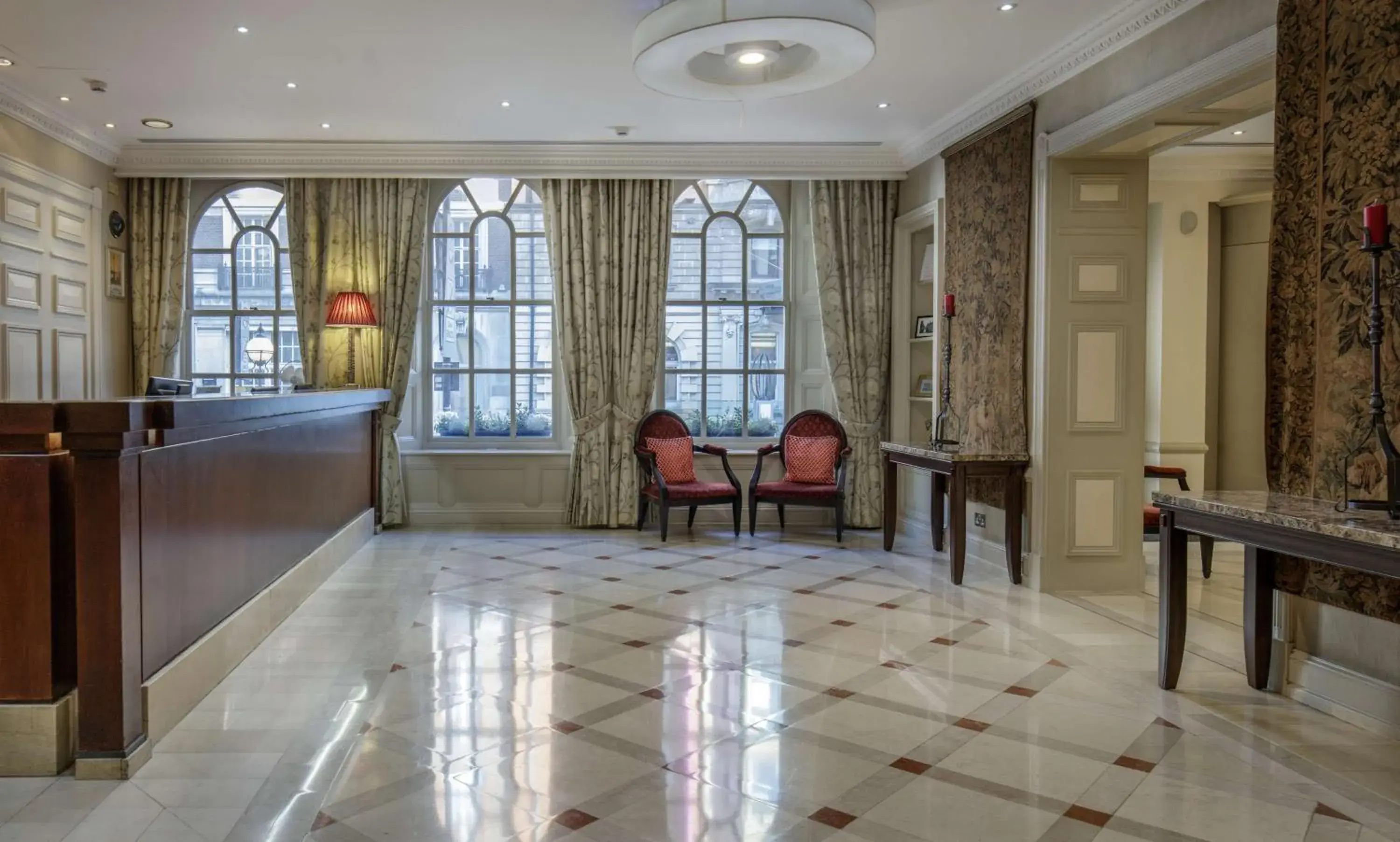 Lobby or reception in Hilton London Euston Lobby or reception in Hilton London Euston