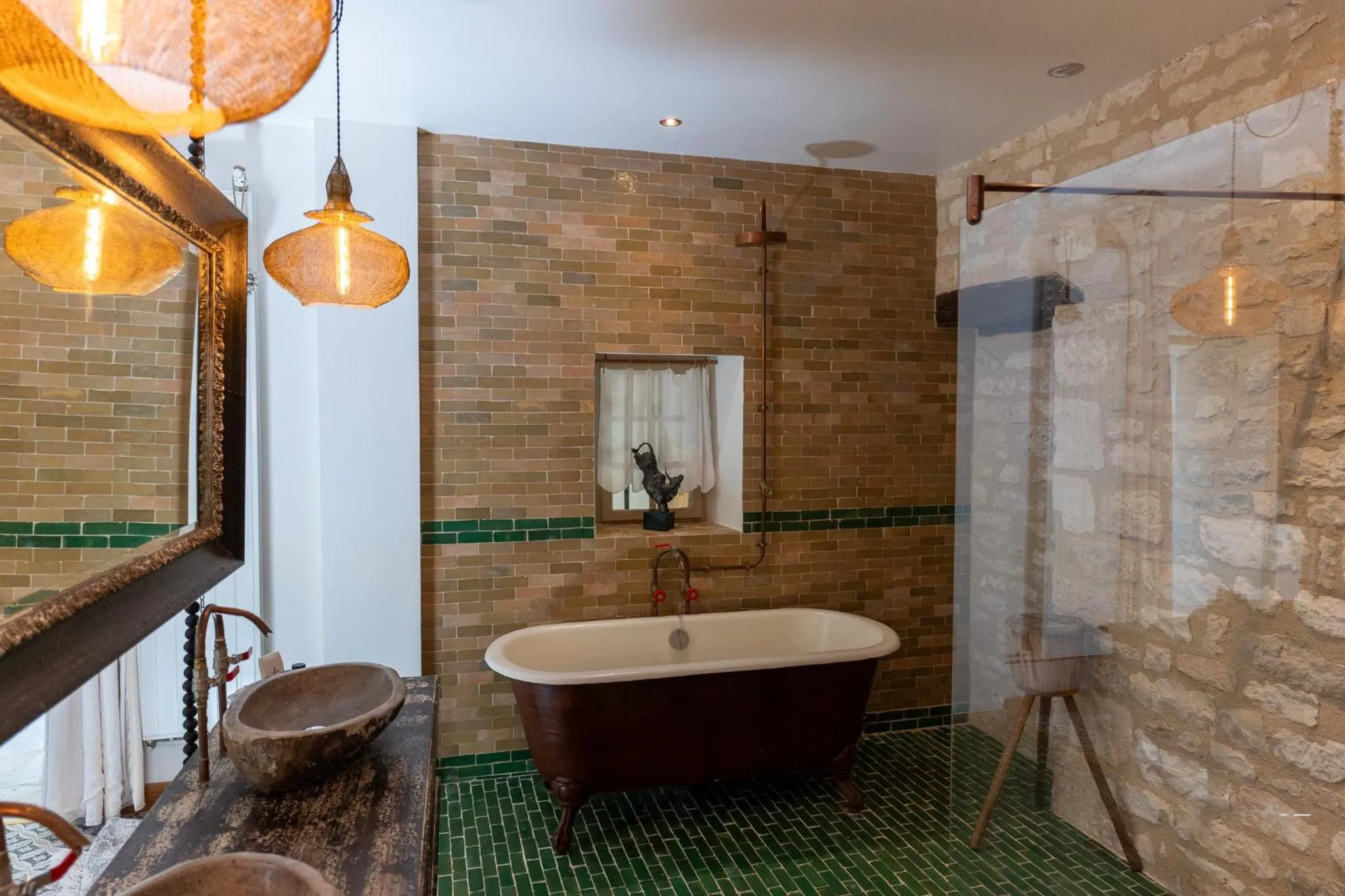 Bathroom in L'abbaye Saint Michel