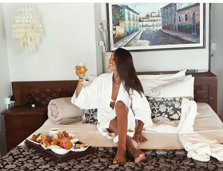 Bed in Pousada Maracabana Spa