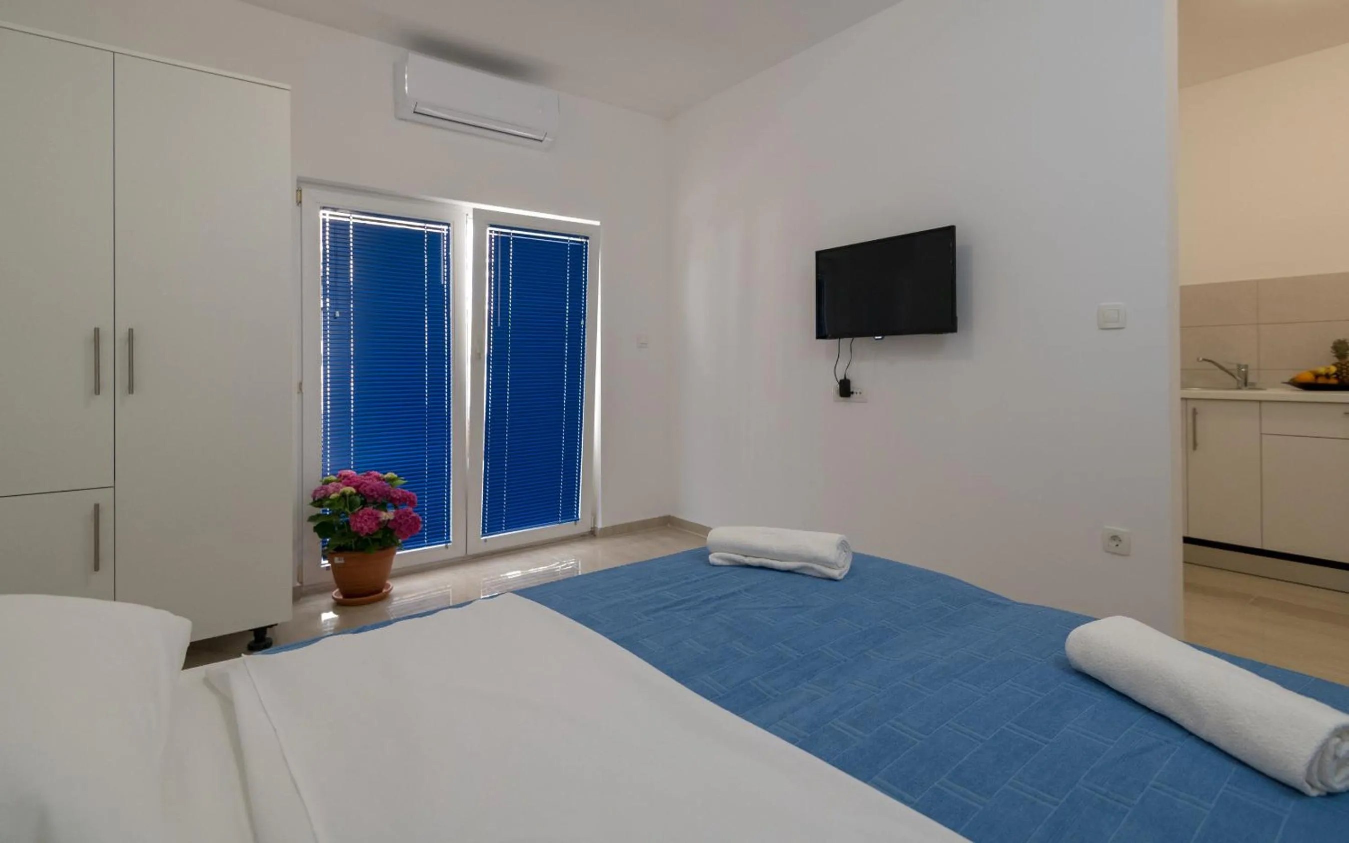 Living room, Bed in Villa Doris