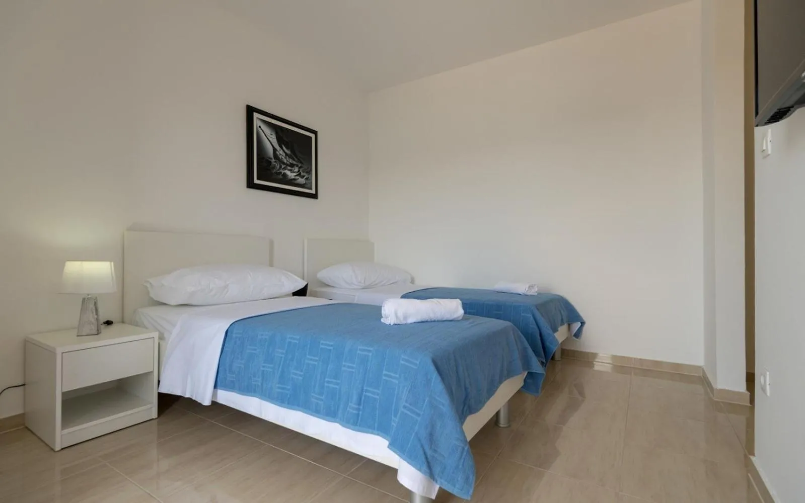 Bedroom, Bed in Villa Doris
