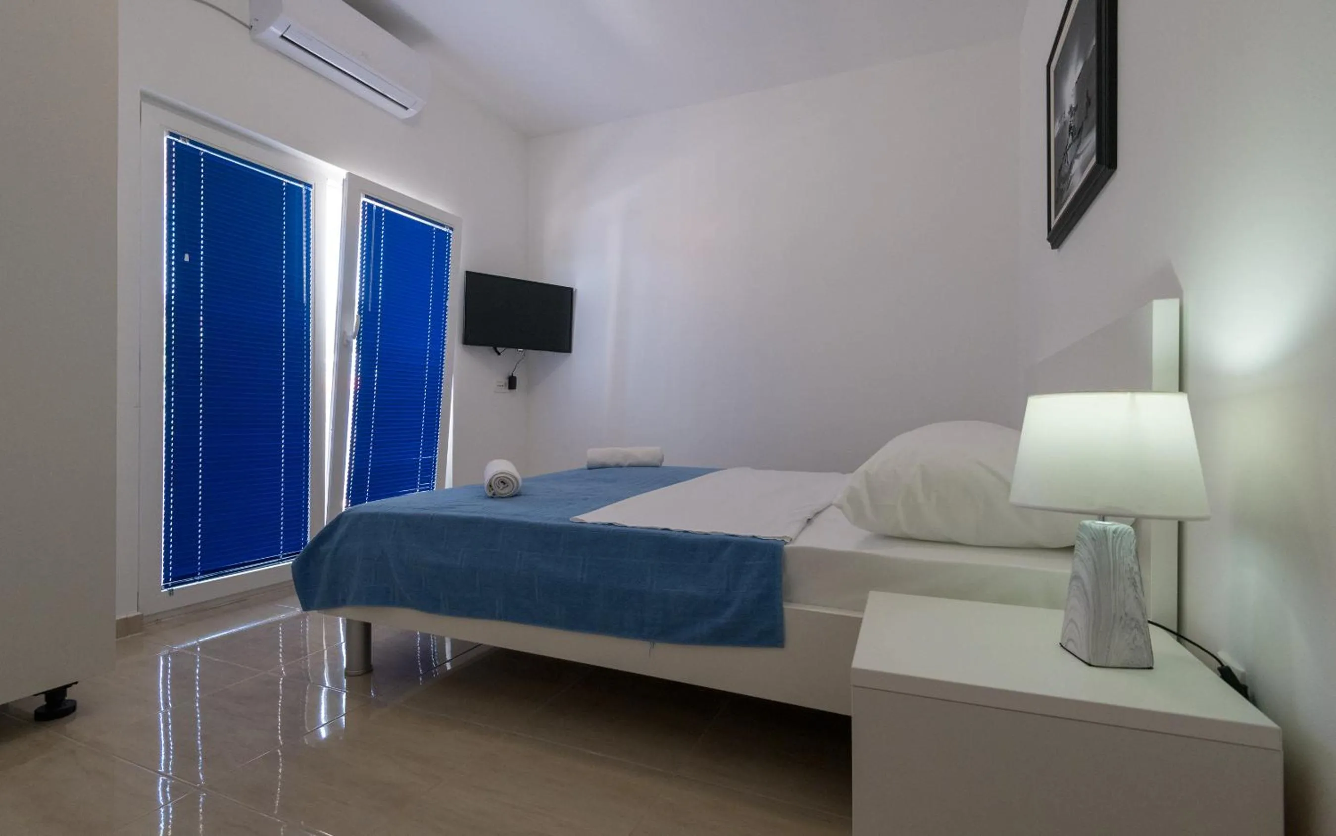 Bedroom, Bed in Villa Doris
