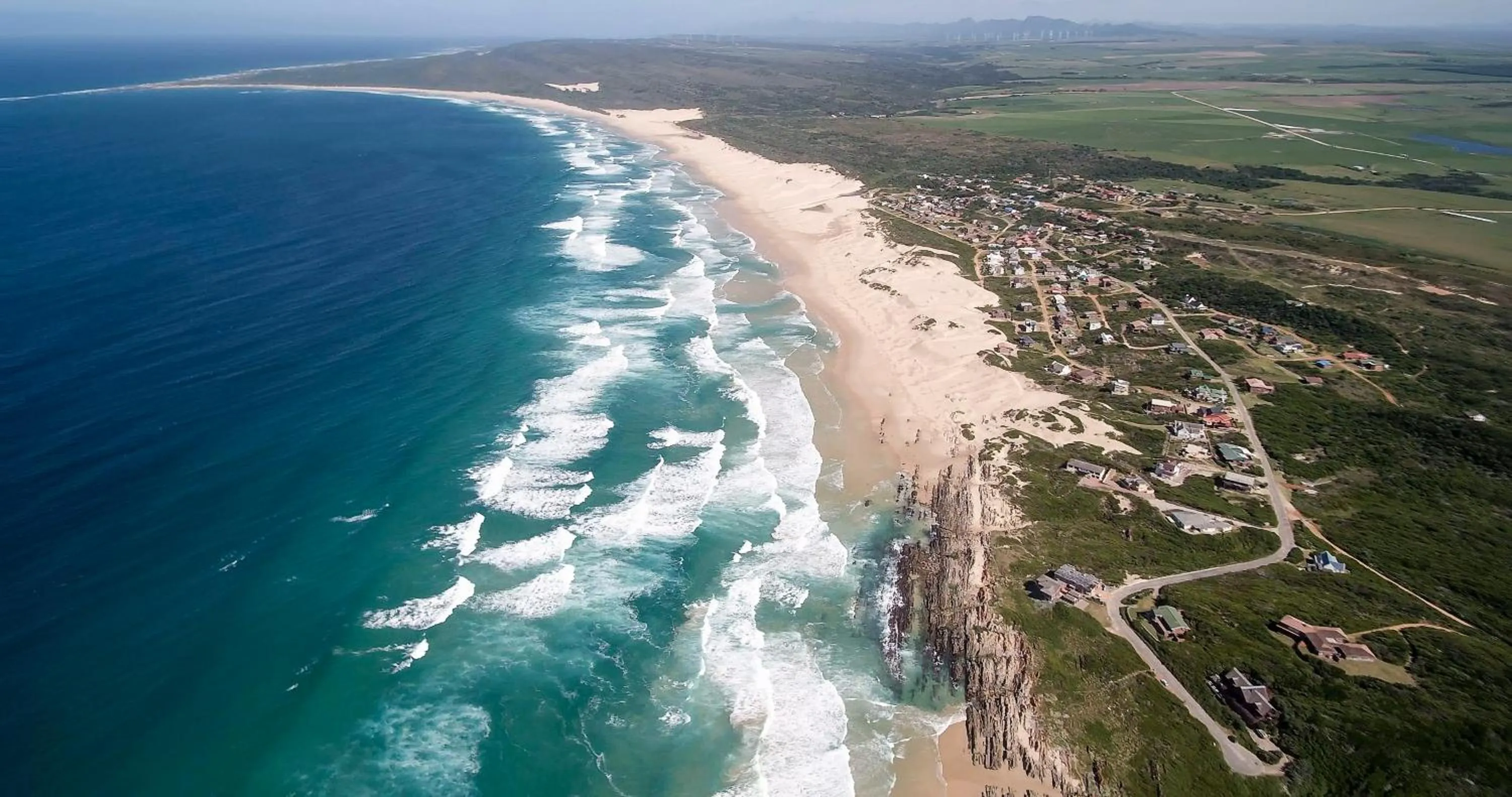 Bird's eye view in Oyster Bay Beach Lodge